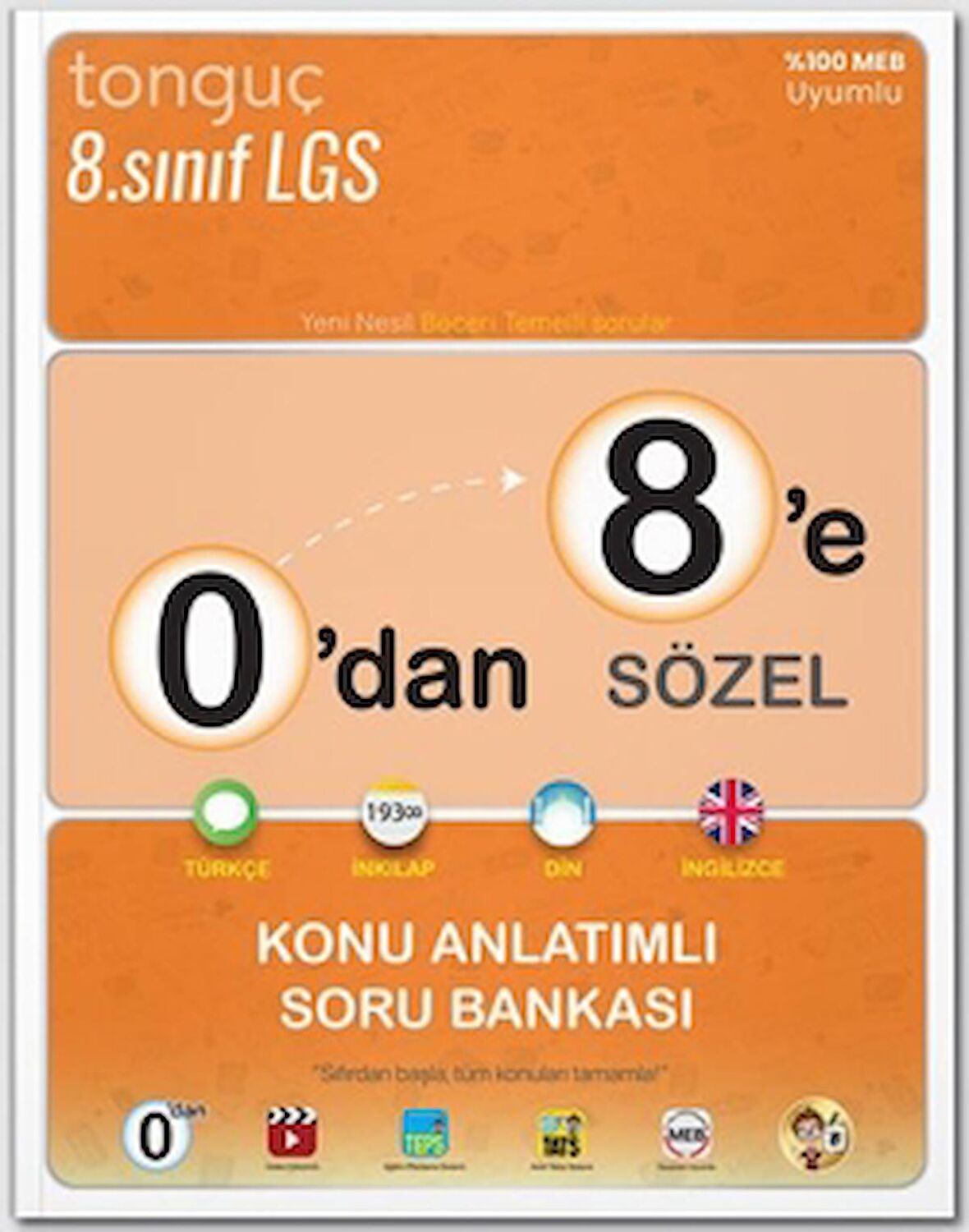 0'dan 8'e Sözel Konu Anlatımlı Soru Bankası