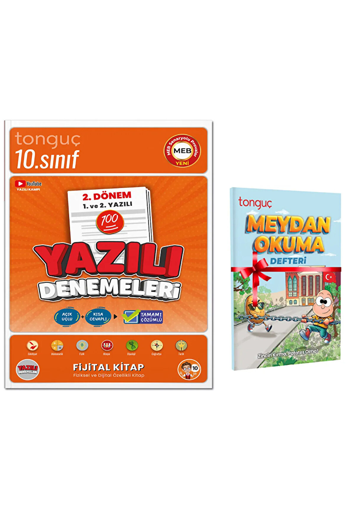 10. Sınıf Yazılı Denemeleri 2. Dönem 1 ve 2. Yazılı Ve BAŞARI ZİNCİRİ REHBERİM HEDİYELİ