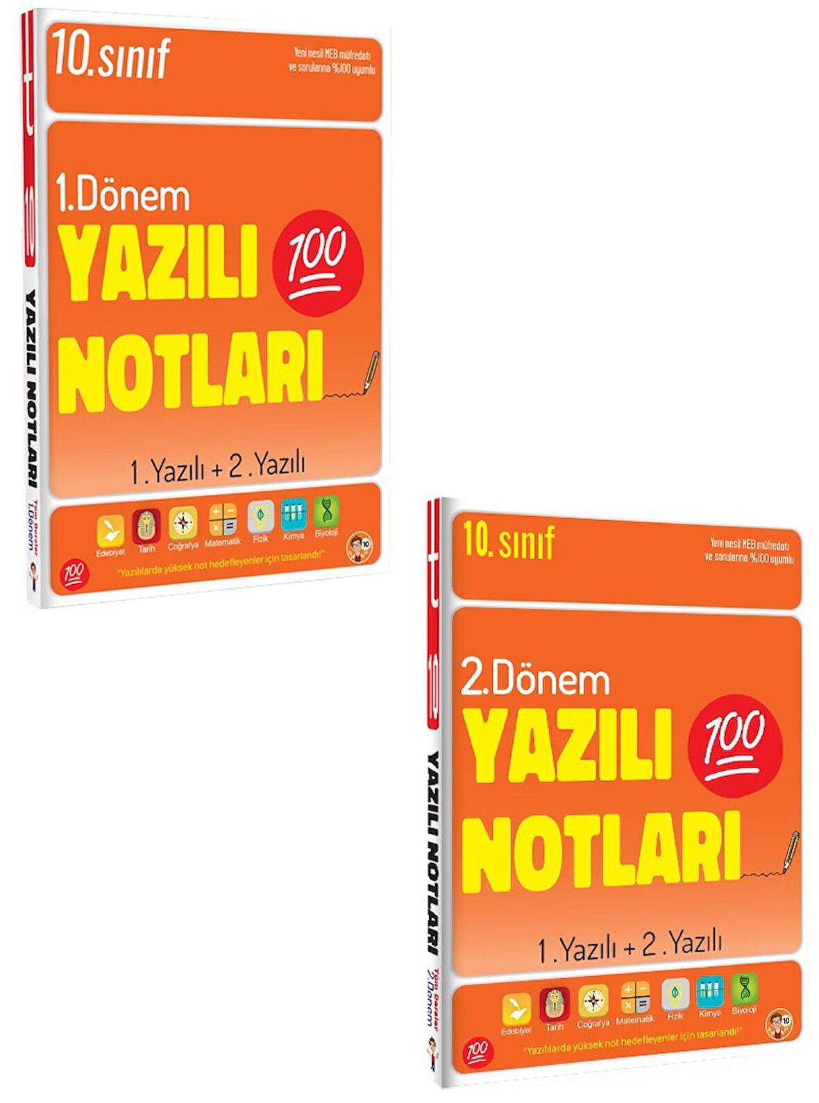 10. Sınıf Yazılı Notları 1. ve 2.  Dönem 1 ve 2. Yazılı - Tonguç Yayınları