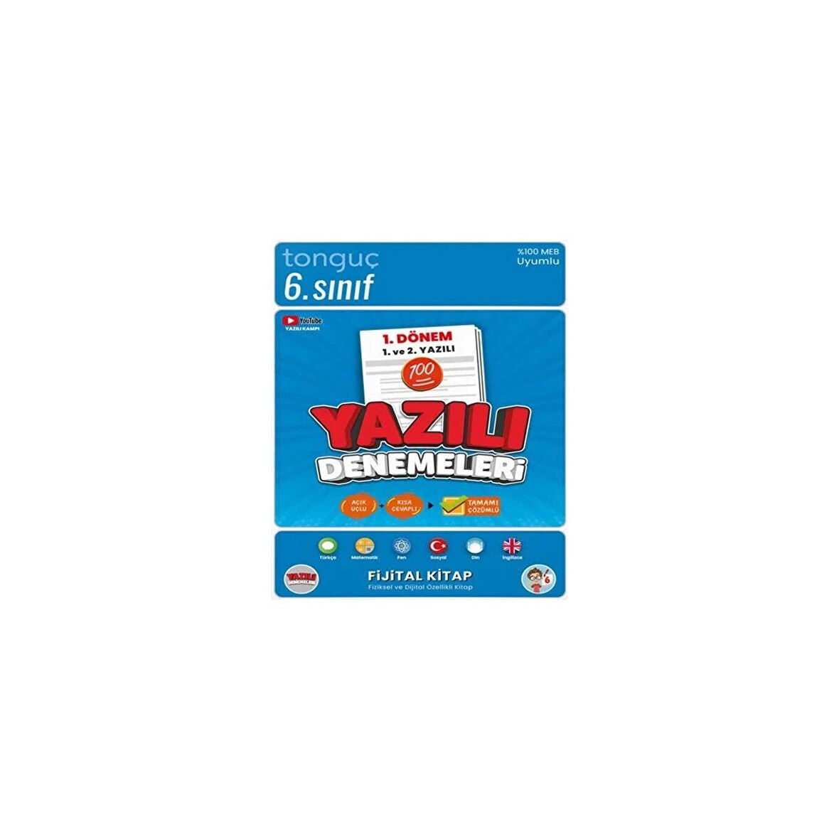 Tonguç 6. Sınıf Yazılı Denemeleri 1. Dönem 1 ve 2. Yazılı