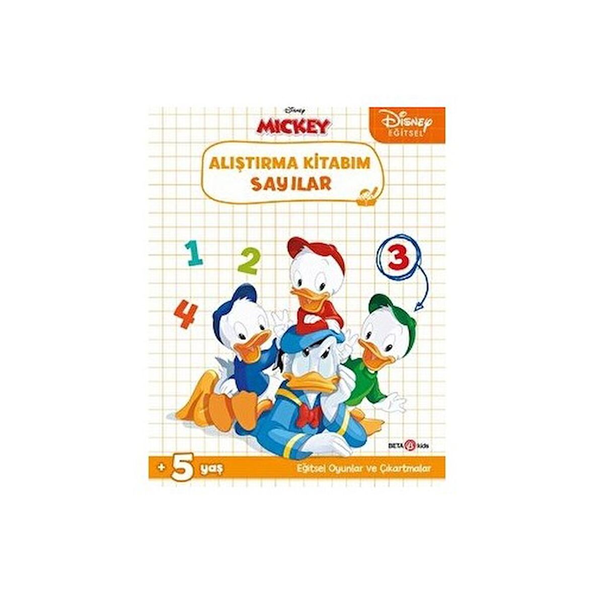 Disney Eğitsel Çıkartmalı Alıştırma Kitabım Sayılar