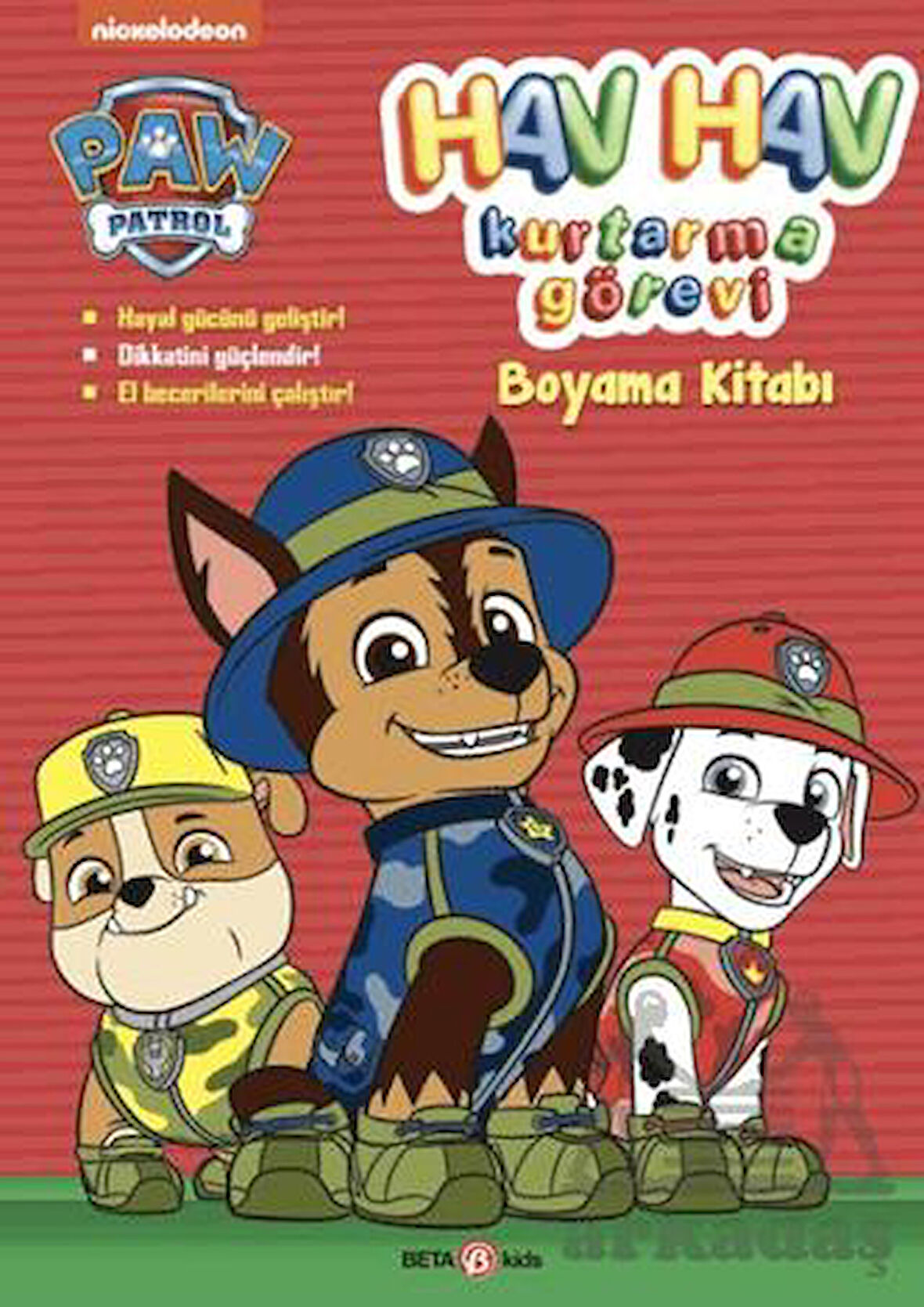 Paw Patrol Hav Hav Kurtarma Görevi Boyama Kitabı - Spin Master Paw