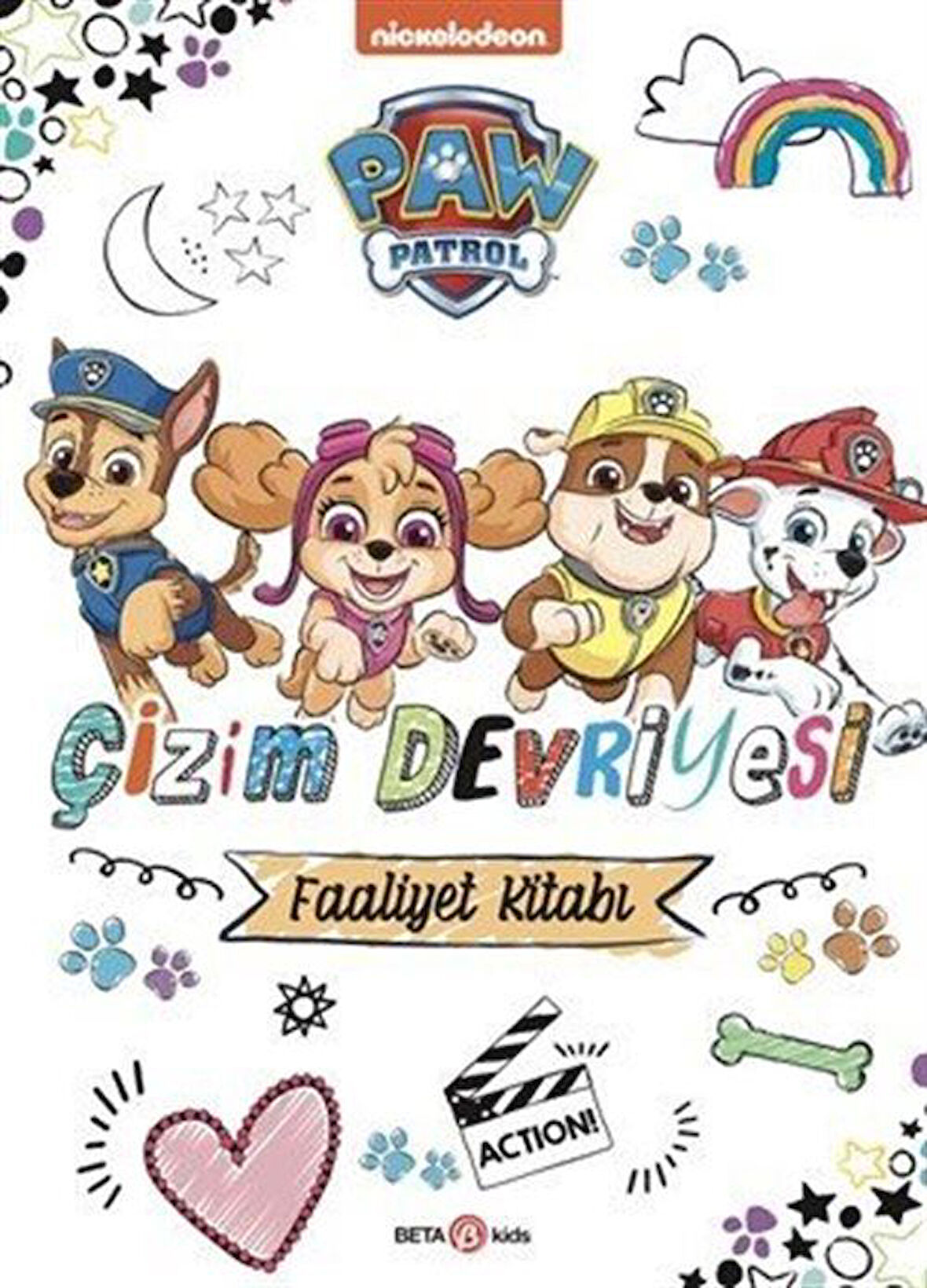 Paw Patrol Çizim Devriyesi Boyama Kitabı