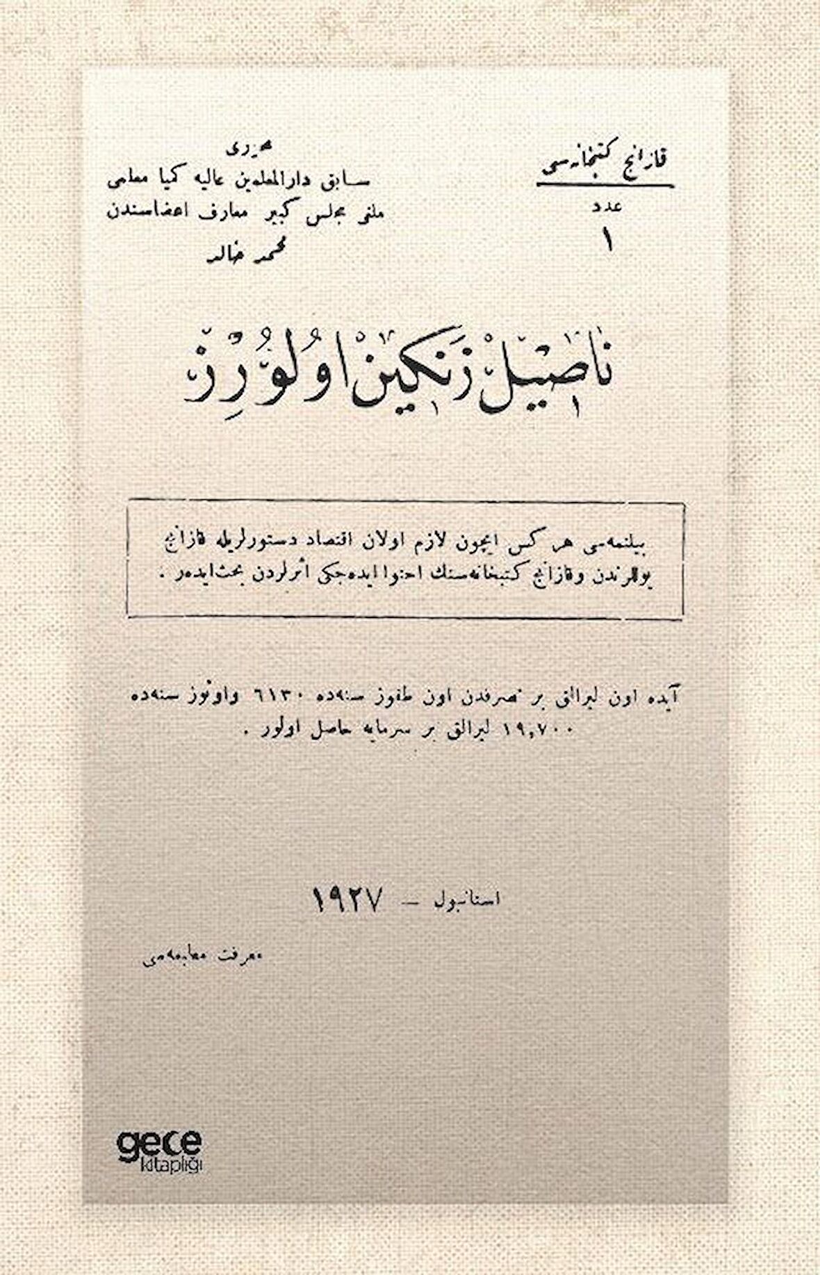 Nasıl Zengin Olurum (Osmanlıca)