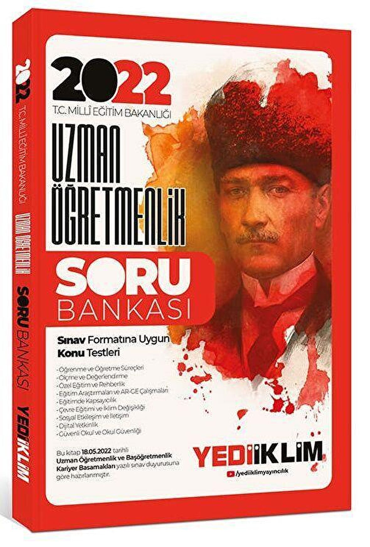 Yediiklim Yayınları MEB Öğretmenlik Kariyer Basamakları Uzman Öğretmenlik Soru Bankası