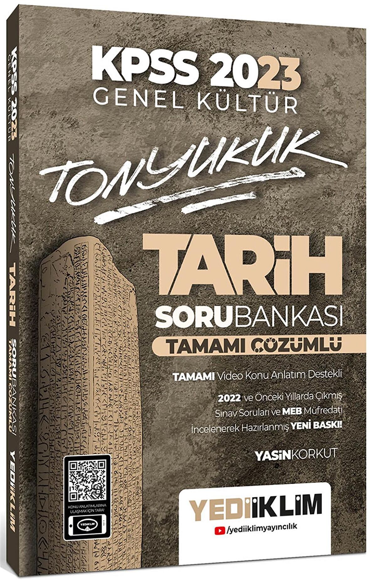2023 KPSS Genel Kültür Tonyukuk Tarih Tamamı Çözümlü Soru Bankası