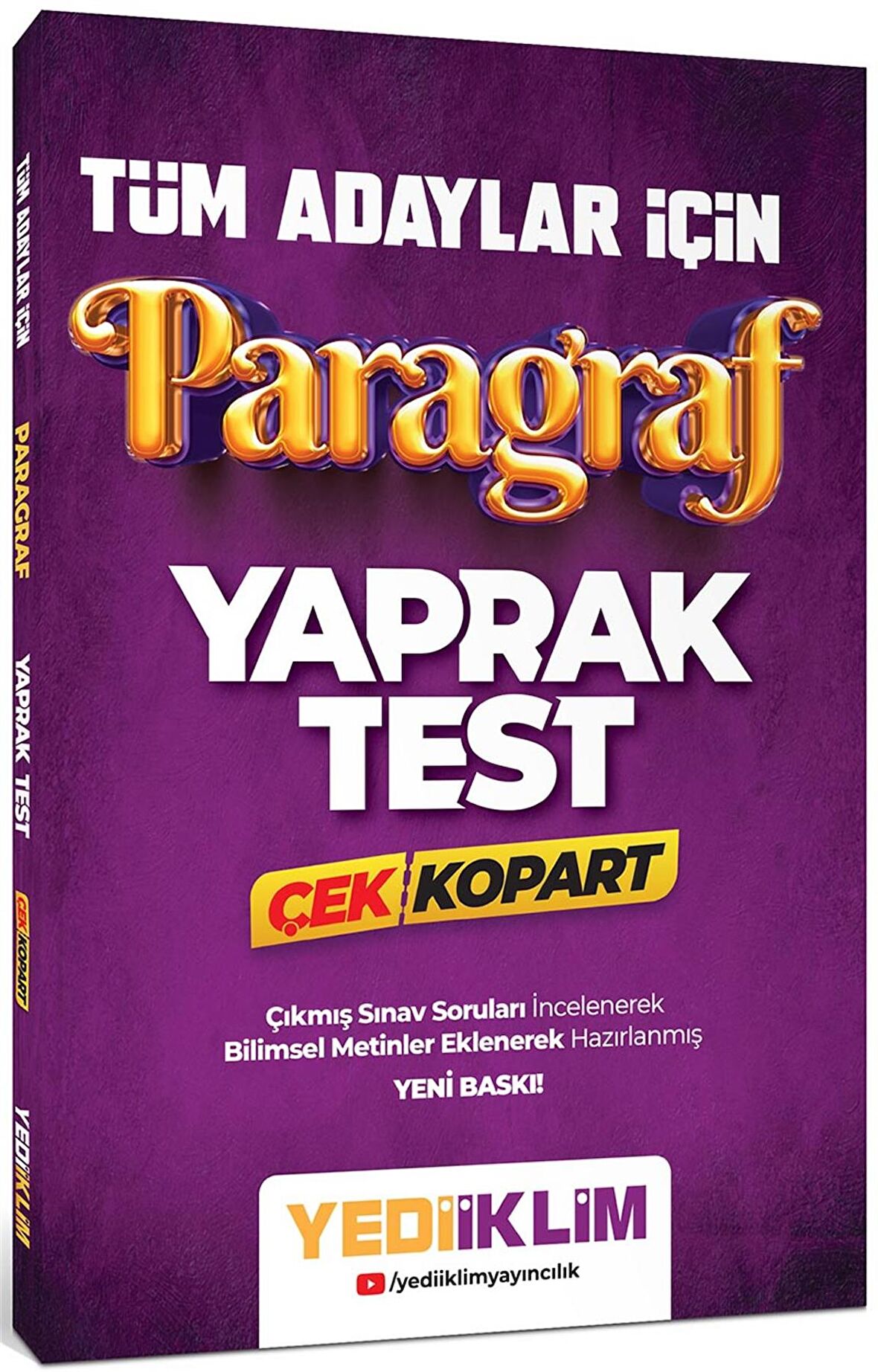 Tüm Adaylar İçin Paragraf Çek Kopart Yaprak Test