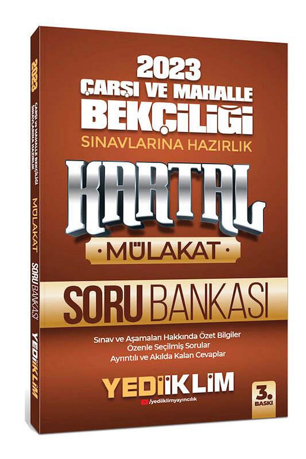 2023 Çarşı ve Mahalle Bekçiliği Sınavlarına Hazırlık Kartal Mülakat Soru Bankası