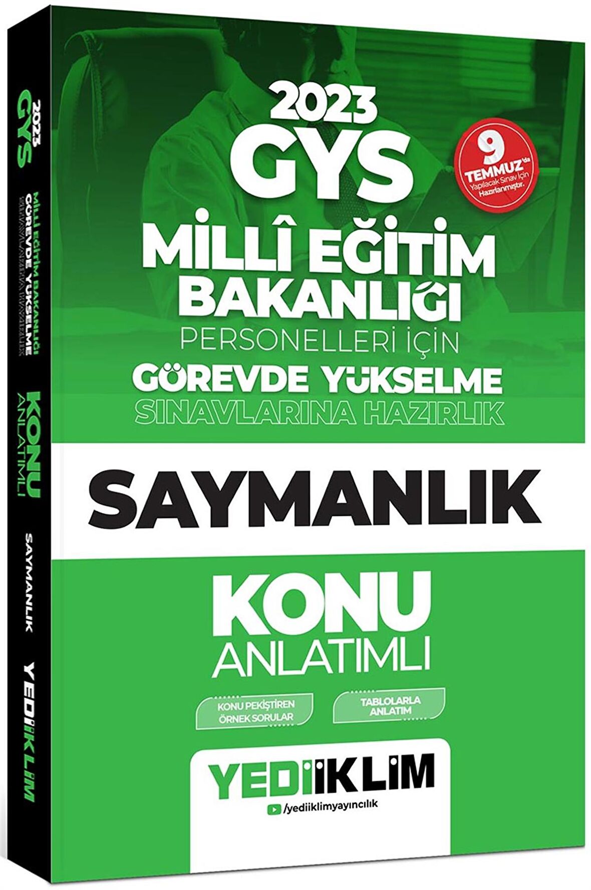 Yediiklim KPSS 2023 GYS Milli Eğitim Bakanlığı Personelleri İçin Görevde Yükselme Saymanlık Konu Anlatımlı