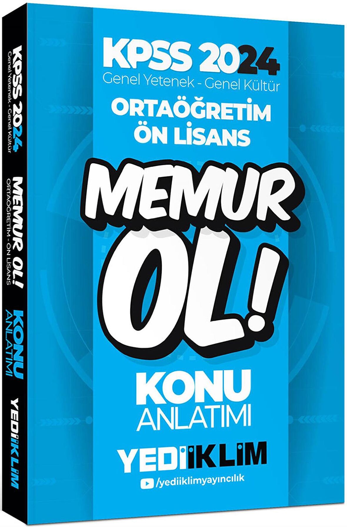 2024 KPSS Ortaöğretim - Önlisans Memur Ol Konu Anlatımı (5 Ders Tek Kitap)