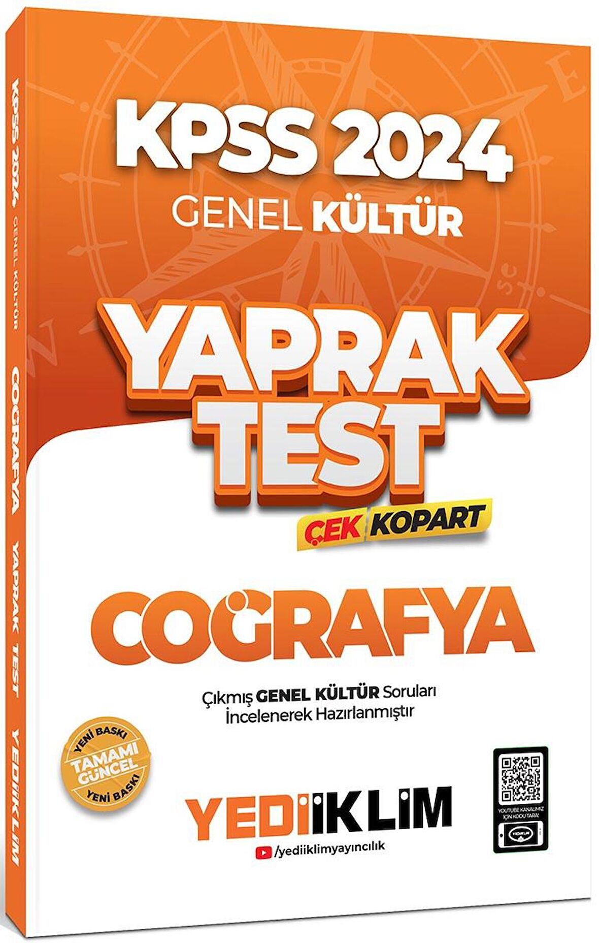 2024 KPSS Genel Kültür Coğrafya Çek Kopart Yaprak Test