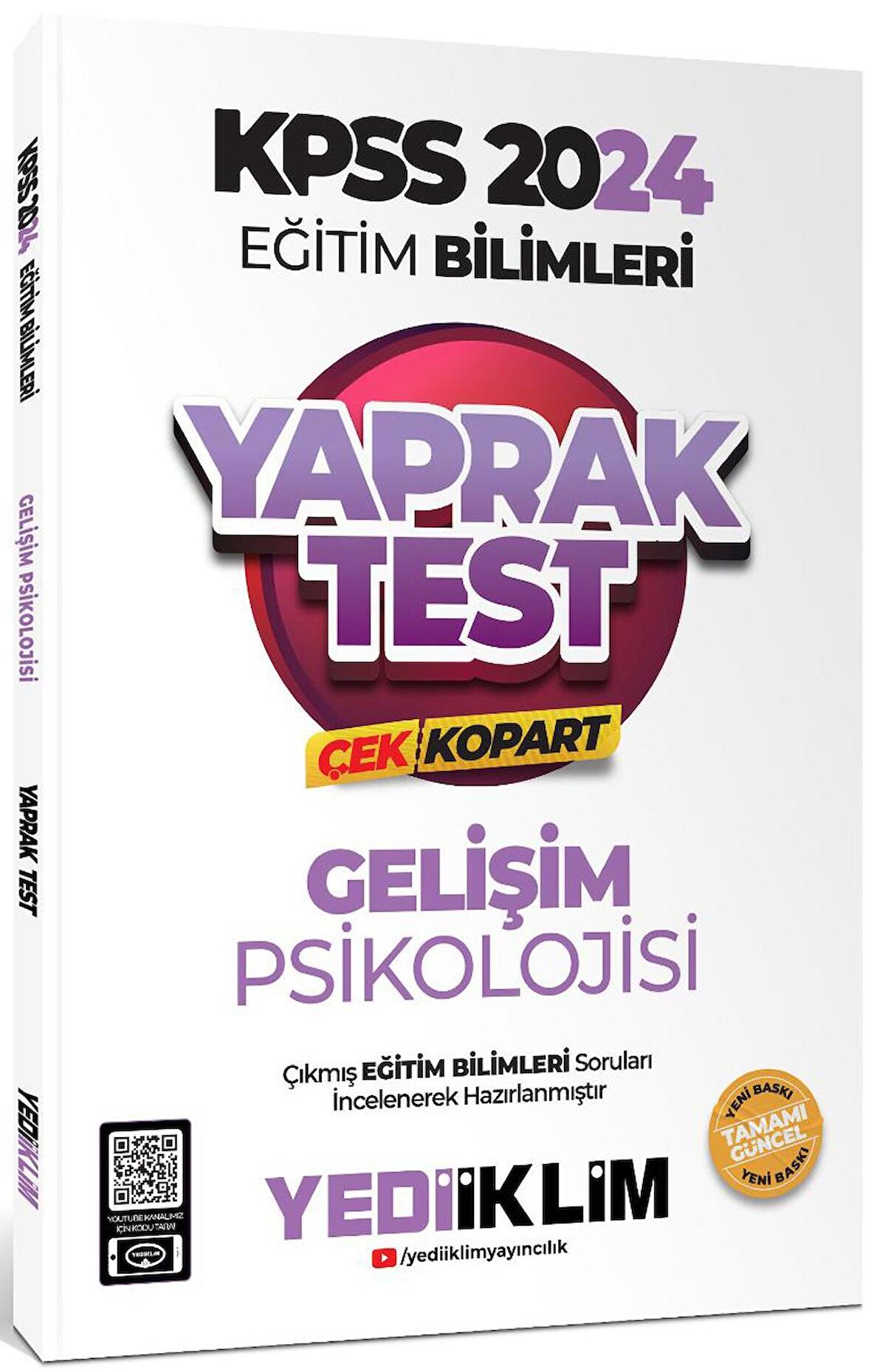 2024 KPSS Eğitim Bilimleri Gelişim Psikolojisi Çek Kopart Yaprak Test