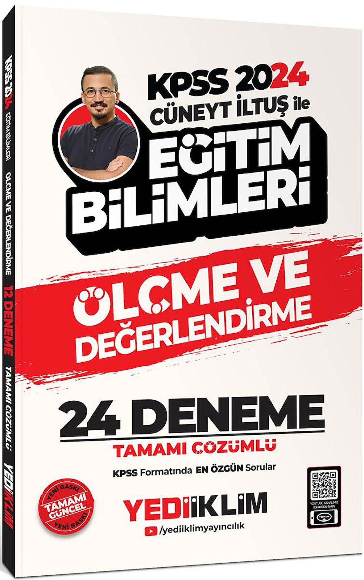 2024 KPSS Cüneyt İltuş ile Eğitim Bilimleri Ölçme ve Değerlendirme Tamamı Çözümlü 24 Deneme