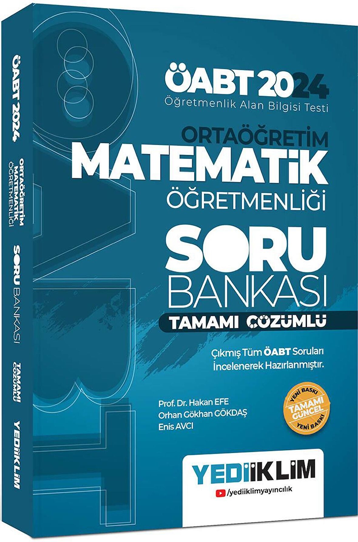 2024 ÖABT Ortaöğretim Matematik Öğretmenliği Tamamı Çözümlü Soru Bankası