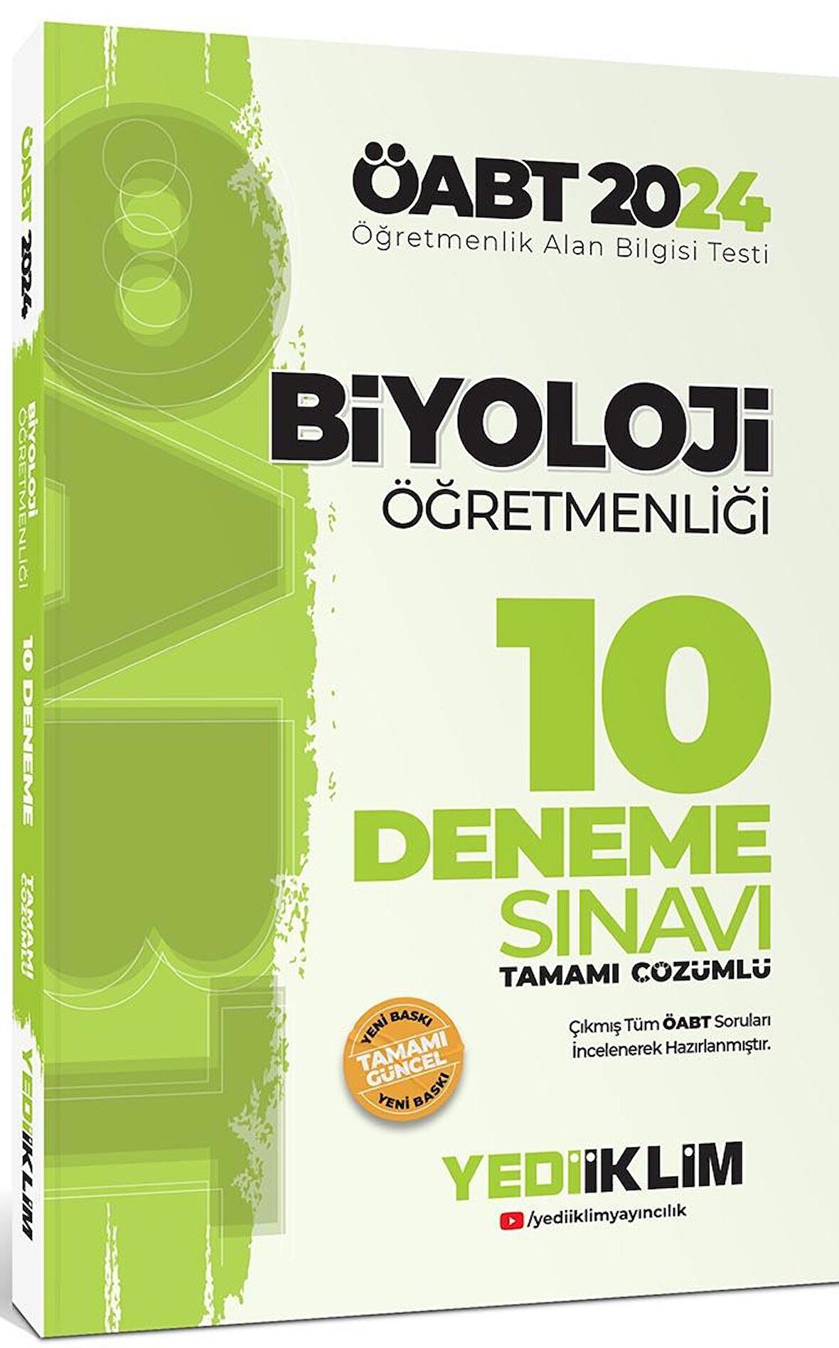 2024 ÖABT Biyoloji Öğretmenliği Tamamı Çözümlü 10 Deneme Sınavı