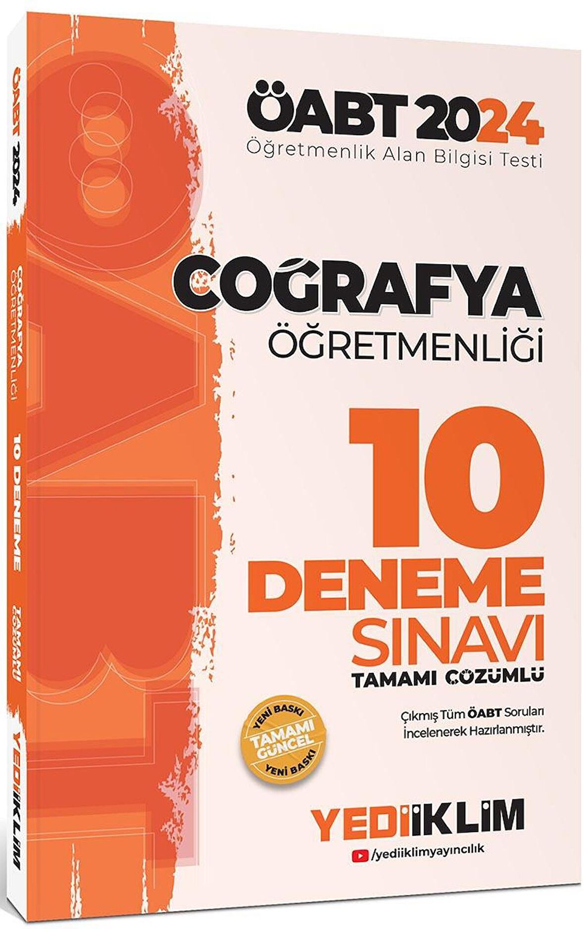 2024 ÖABT Coğrafya Öğretmenliği Tamamı Çözümlü 10 Deneme