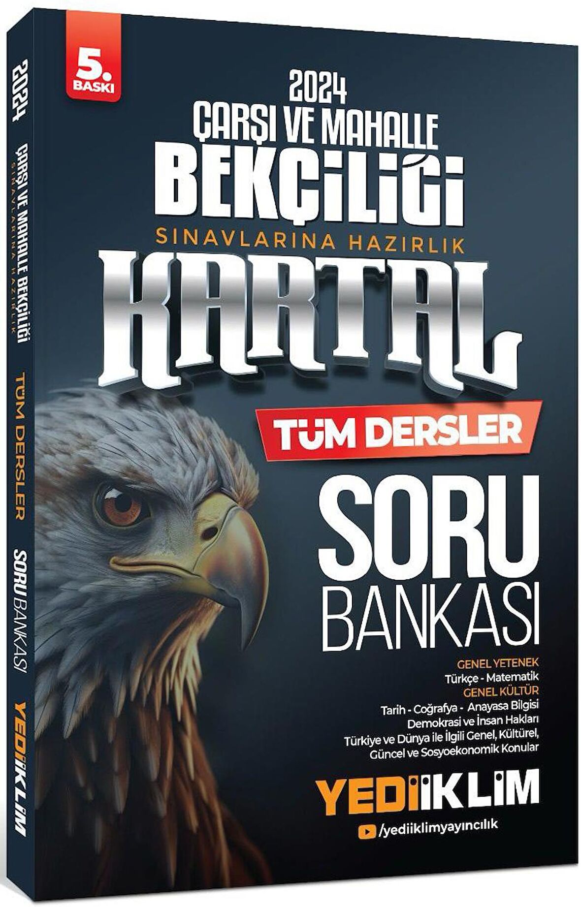 2024 Çarşı Ve Mahalle Bekçiliği Sınavlarına Hazırlık Kartal Tüm Dersler Soru Bankası