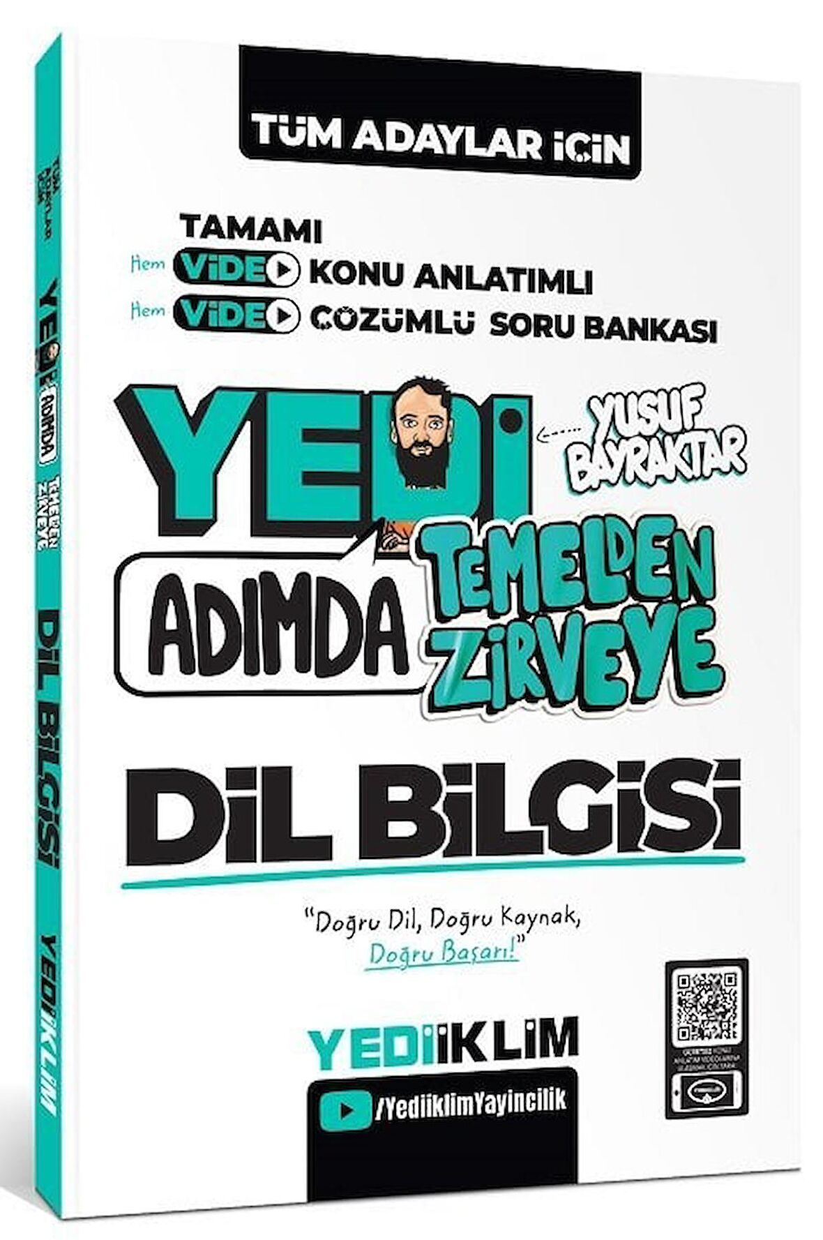 Yediiklim KPSS DGS ALES TYT AYT MSÜ Yedi Adımda Dil Bilgisi Konu Anlatımlı Soru Bankası Çözümlü - Yusuf Bayraktar Yediiklim Yayınları