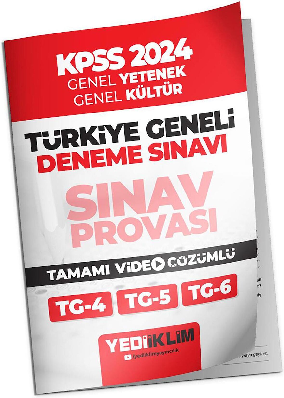 2024 KPSS Türkiye Geneli Lisans Gy-Gk ( 4-5-6 ) Deneme Sınavları Tamamı Video Çözümlü