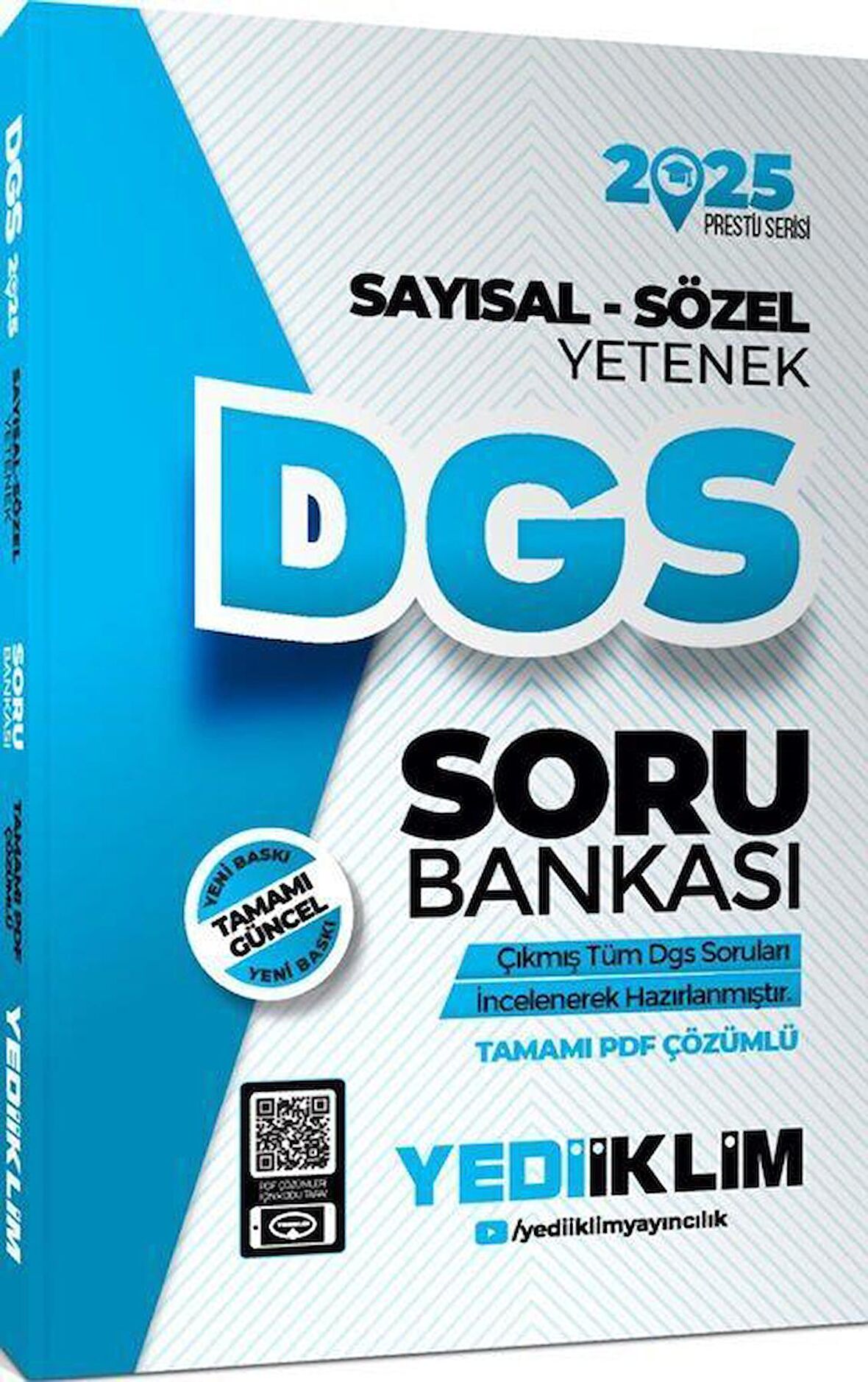 2025 DGS Sayısal Sözel Yetenek Tamamı PDF Çözümlü Soru Bankası