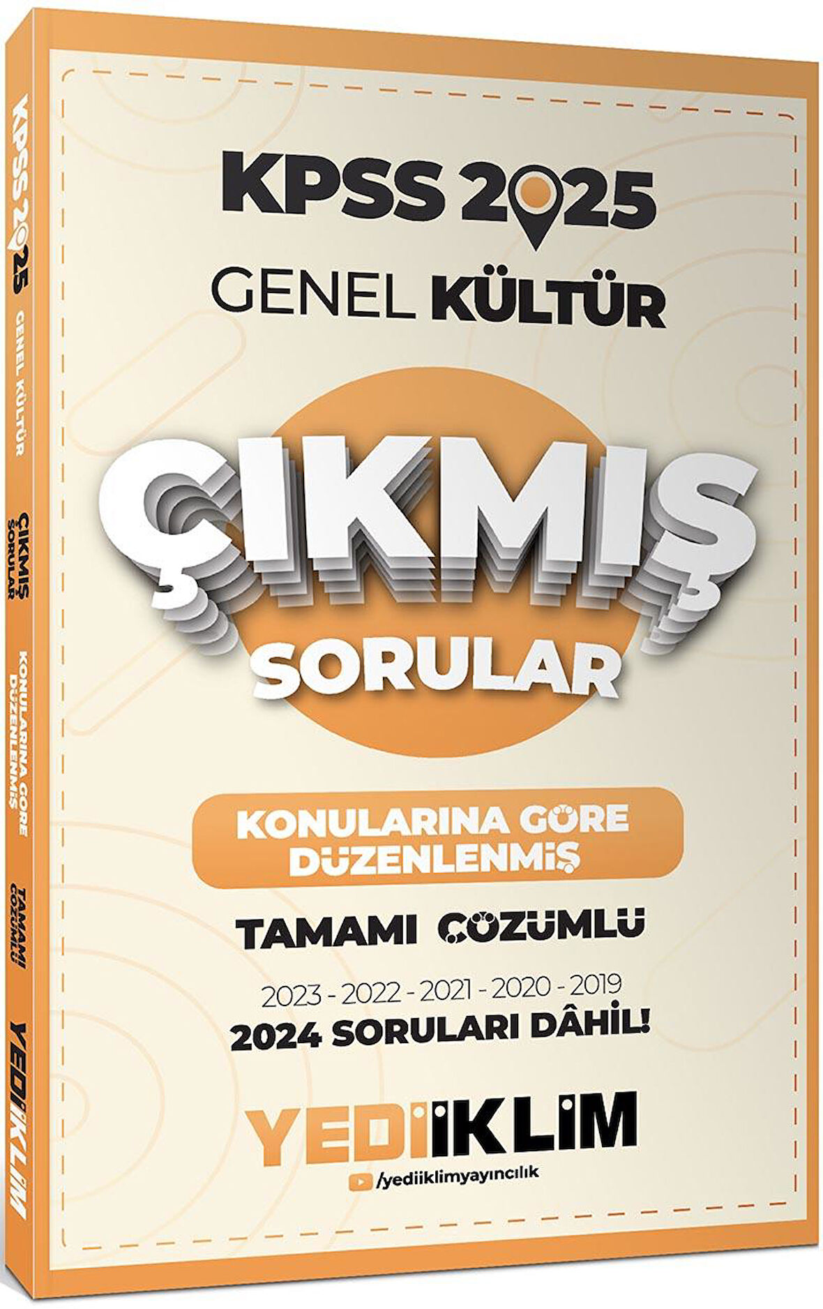 Yediiklim 2025 KPSS Genel Kültür Konularına Göre Düzenlenmiş Tamamı Çözümlü Çıkmış Sorular