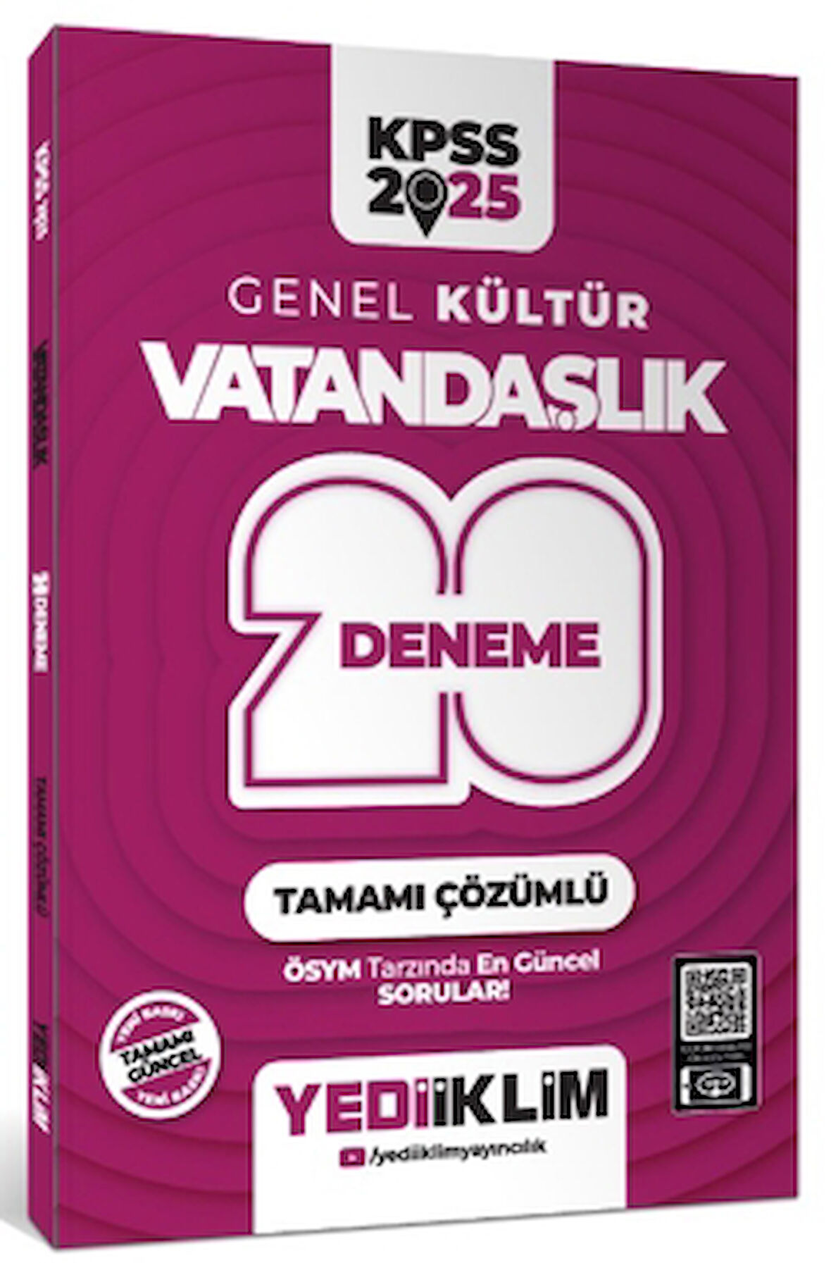 2025 KPSS Genel Kültür Vatandaşlık Tamamı Çözümlü 20 Deneme