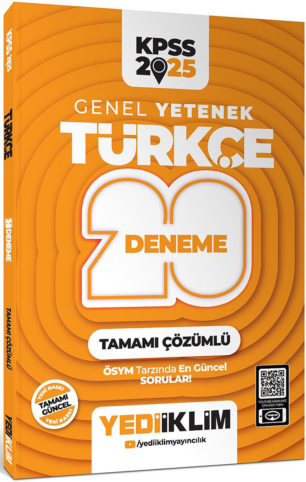 2025 KPSS Genel Yetenek Türkçe Tamamı Çözümlü 20 Deneme