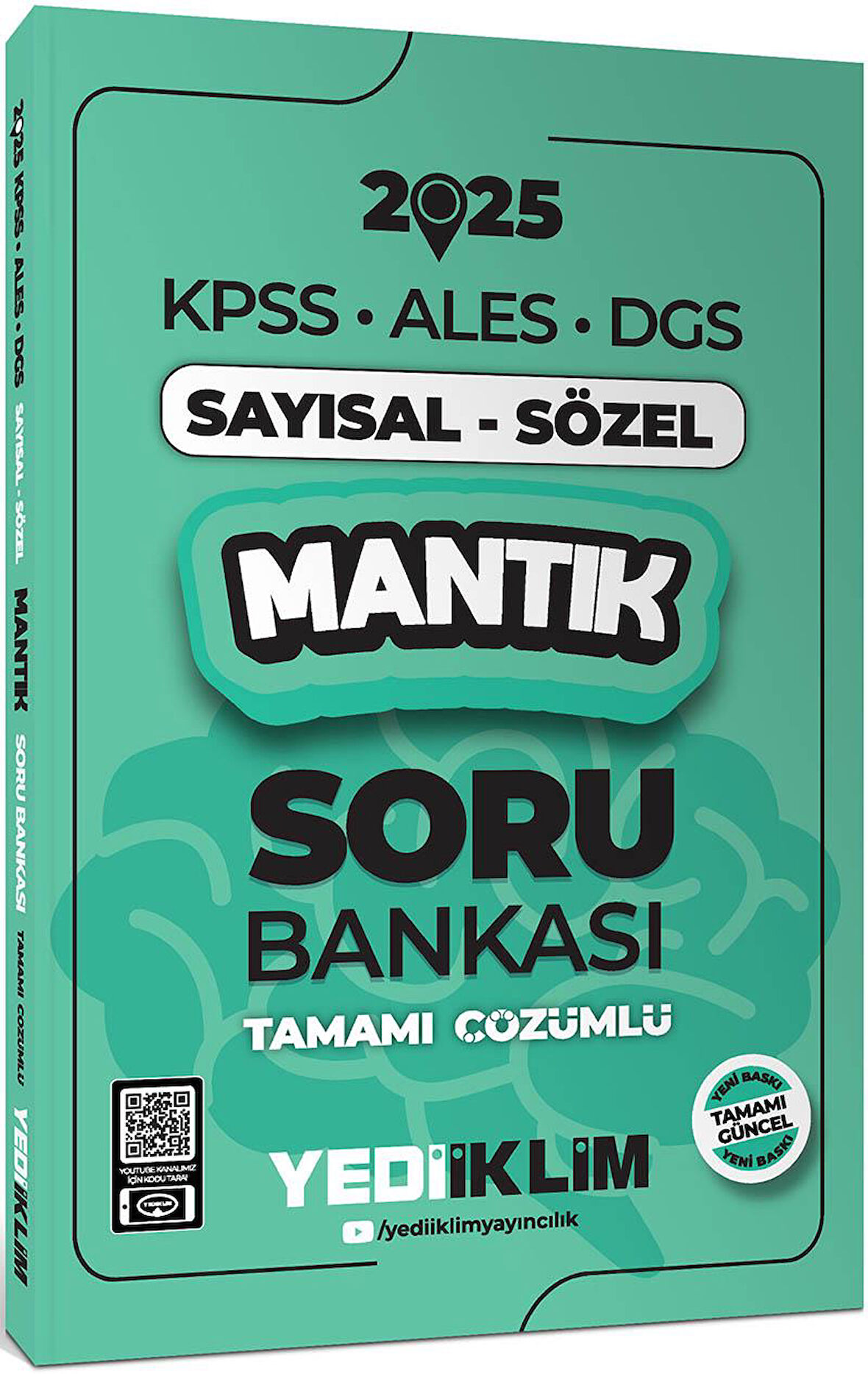 2025 KPSS ALES DGS Sayısal Sözel Mantık Tamamı Çözümlü Soru Bankası