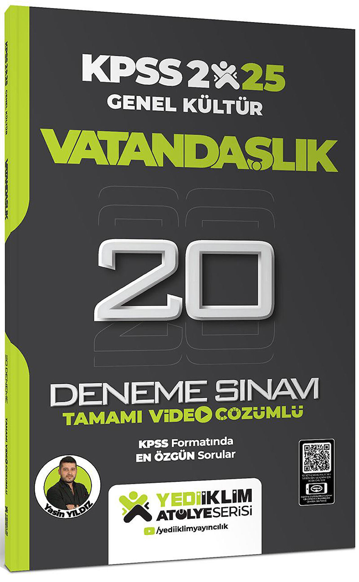 Yediiklim 2025 KPSS Genel Kültür Atölye Serisi Vatandaşlık Tamamı Video Çözümlü 20 Deneme Sınavı