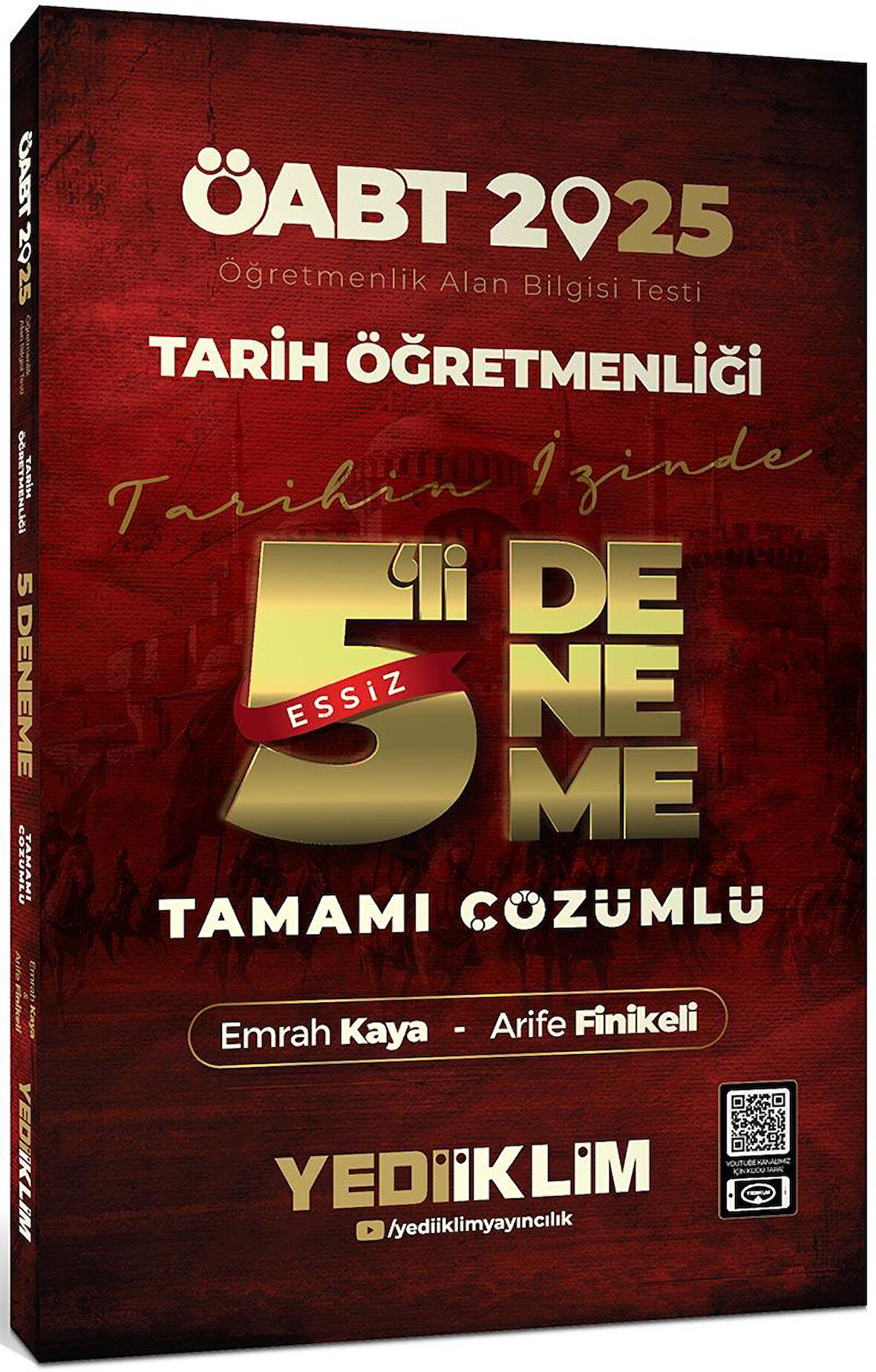 2025 ÖABT Tarih Öğretmenliği Tamamı Çözümlü Eşsiz 5 Deneme