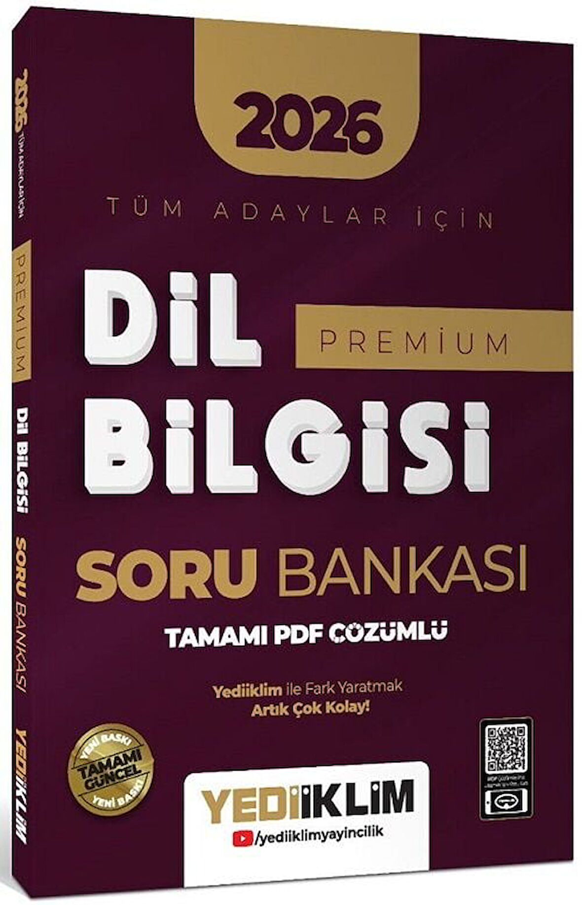Yediiklim 2026 KPSS ALES DGS TYT AYT Dil Bilgisi Premium Soru Bankası Çözümlü Yediiklim Yayınları