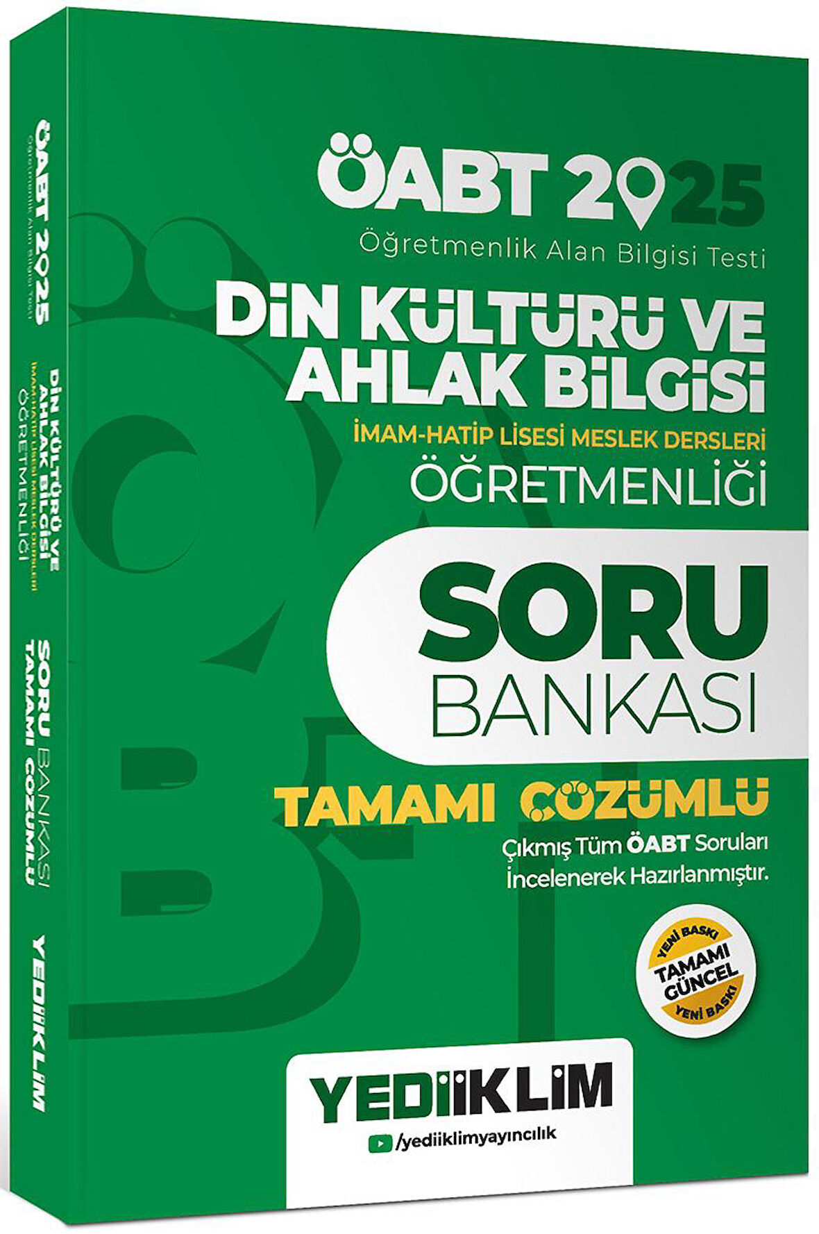 Yediiklim 2025 Din Kültürü Ve Ahlak Bilgisi Öğretmenliği Tamamı Çözümlü Soru Bankası