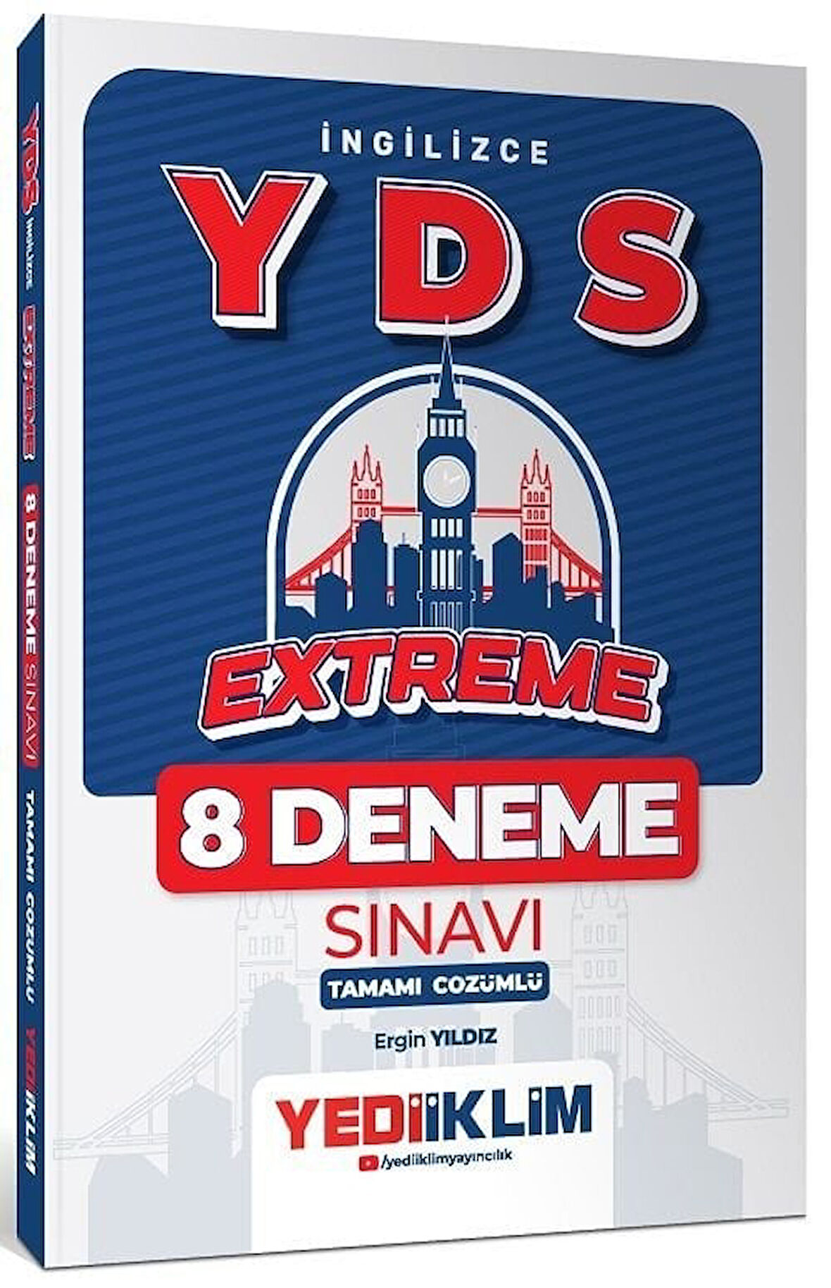 Yediiklim YDS Extreme 8 Deneme Çözümlü - Engin Yıldız Yediiklim Yayınları