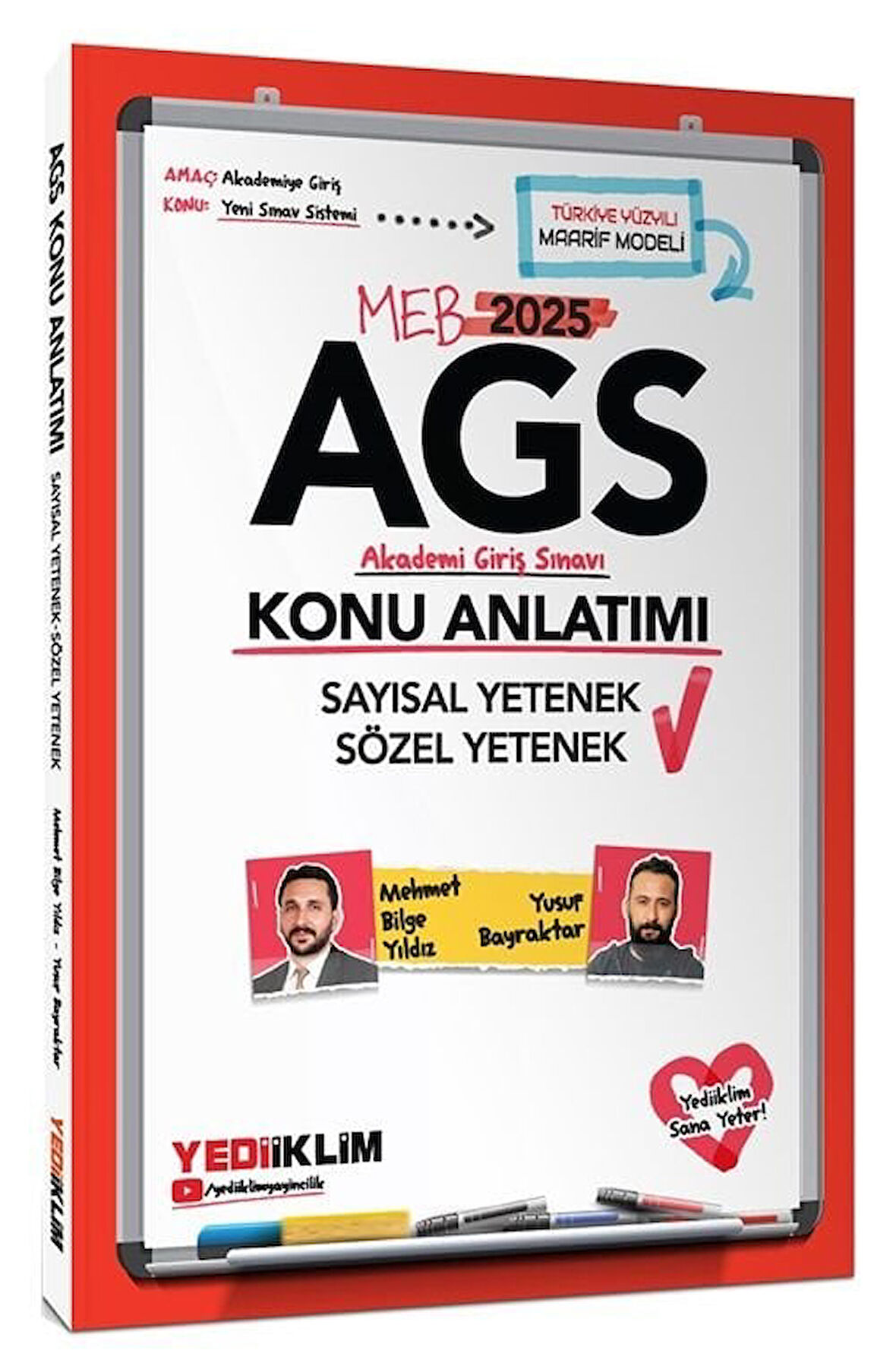 Yediiklim 2025 MEB-AGS Sözel-Sayısal Yetenek Konu Anlatımı