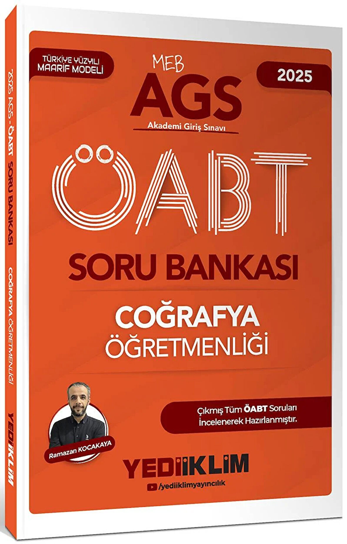 Yediiklim Yayınları 2025 MEB AGS ÖABT Coğrafya Öğretmenliği Soru Bankası