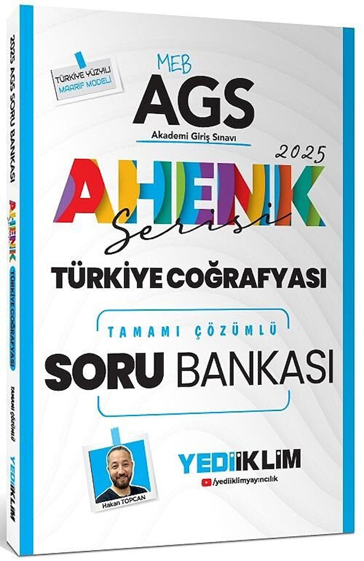 Yediiklim 2025 MEB-AGS Türkiye Coğrafyası Soru Bankası Çözümlü Ahenk Serisi Yediiklim Yayınları