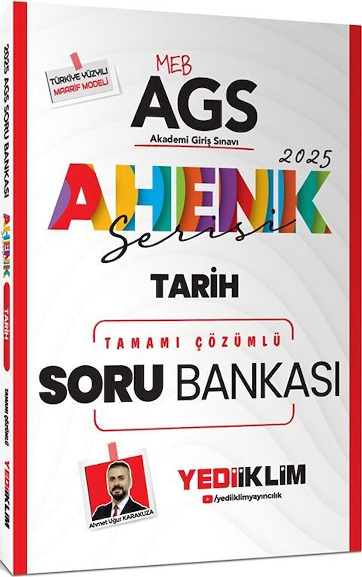 2025 MEB AGS Ahenk Serisi Tarih Tamamı Çözümlü Soru Bankası Yediiklim Yayınları