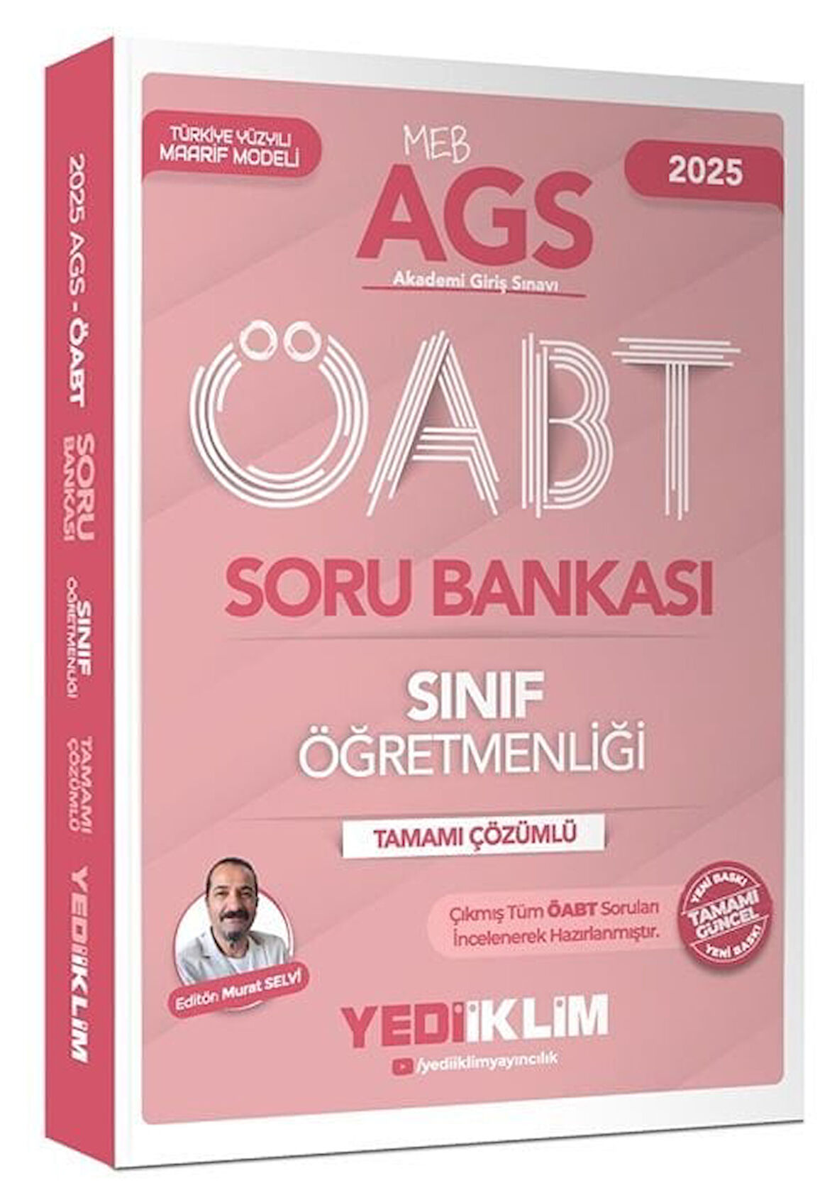 Yediiklim 2025 ÖABT MEB-AGS Sınıf Öğretmenliği Soru Bankası Çözümlü - Murat Selvi Yediiklim