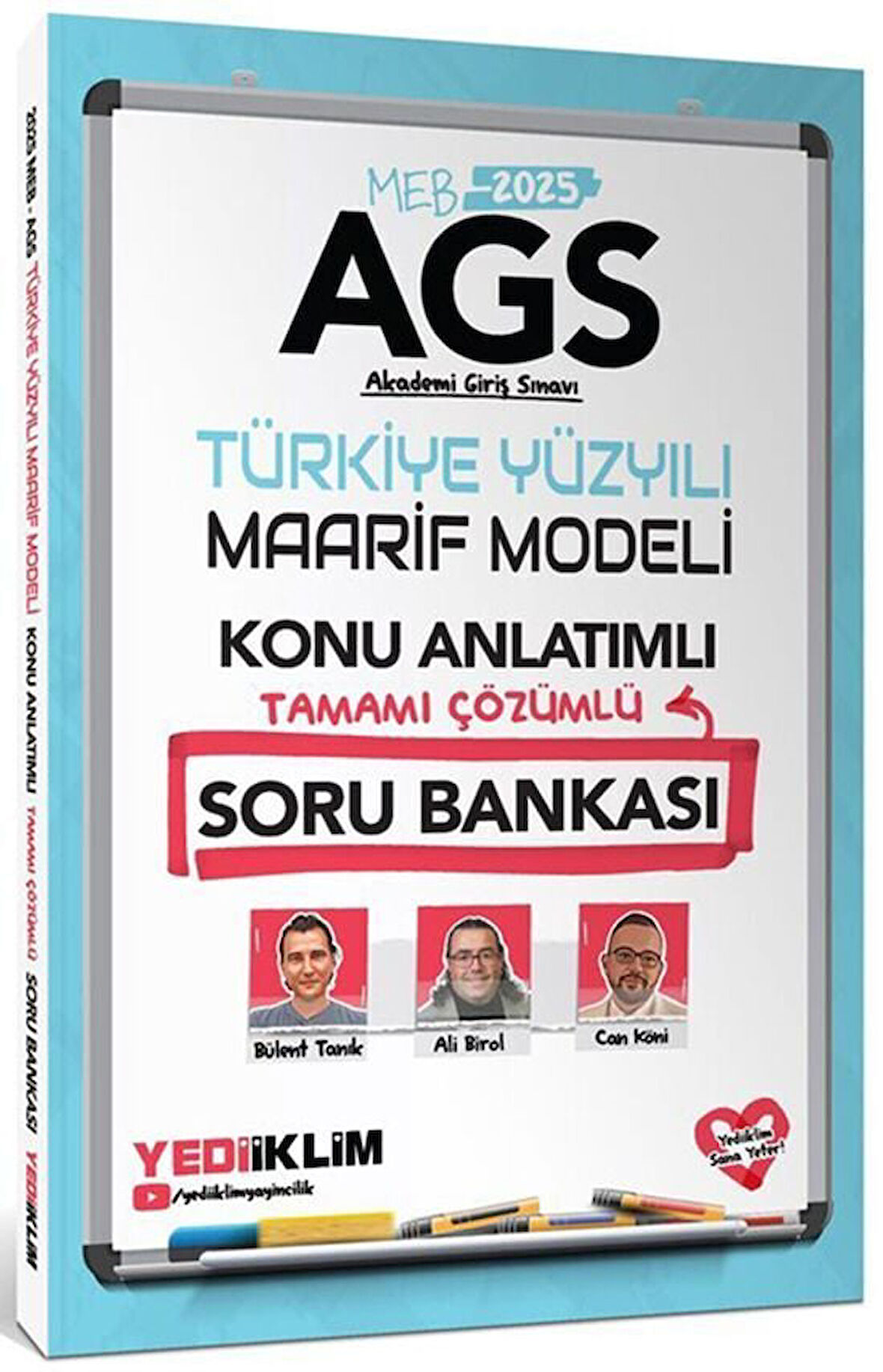 Yediiklim 2025 MEB-AGS Türkiye Yüzyılı Maarif Modeli Konu Anlatımlı Soru Bankası Çözümlü Yediiklim