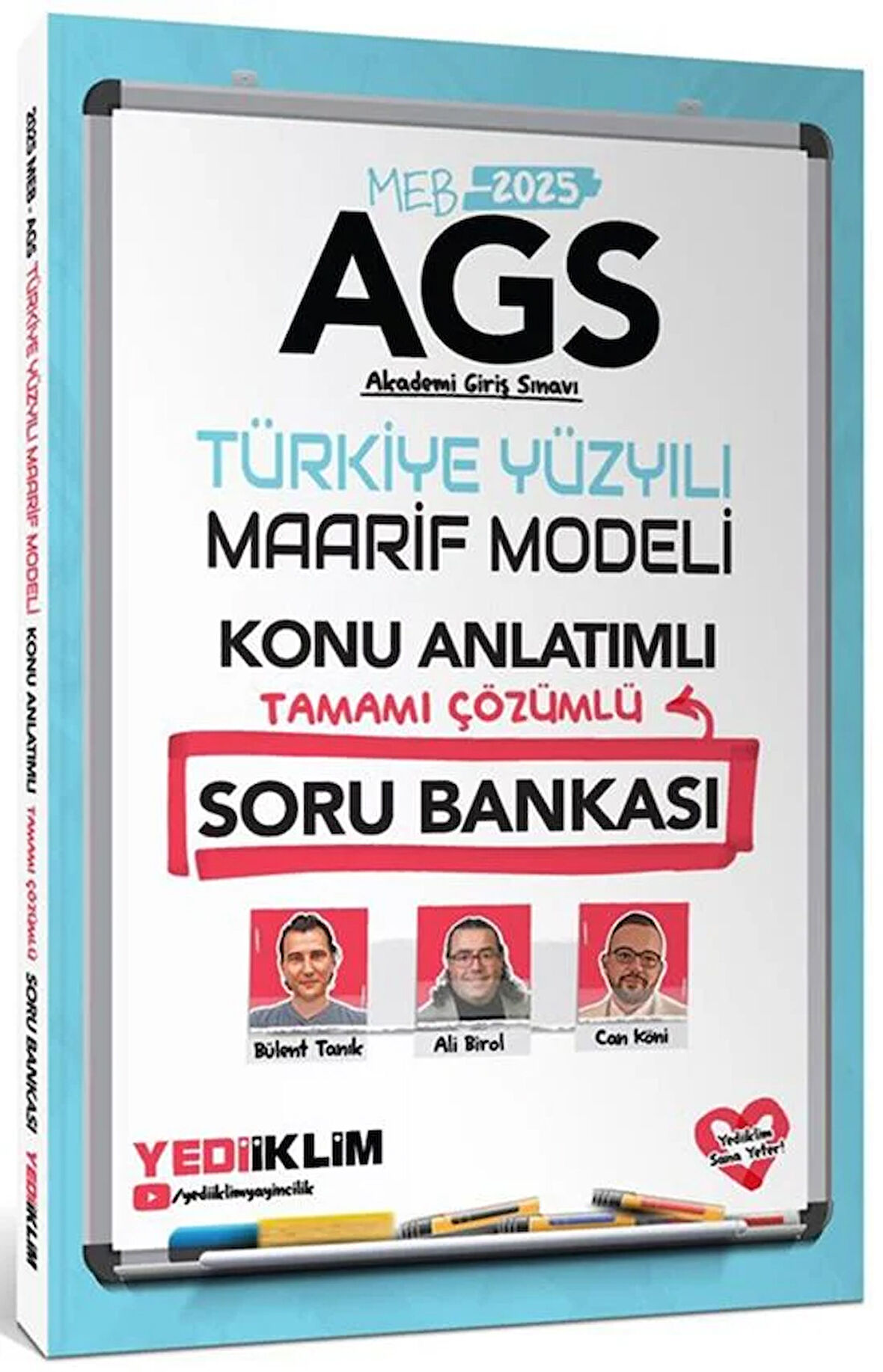 Yediiklim 2025 MEB AGS Türkiye Yüzyılı MAARİF MODELİ Konu Anlatımlı Tamamı Çözümlü Soru Bankası