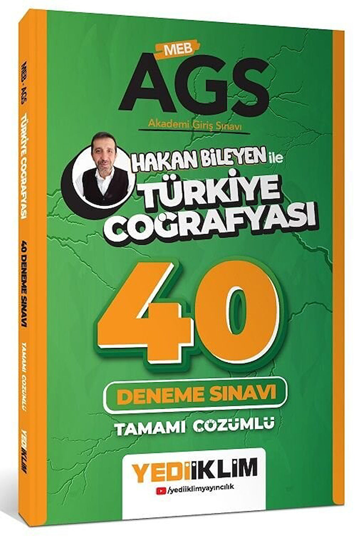 Yediiklim 2025 MEB-AGS Türkiye Coğrafyası 40 Deneme Çözümlü - Hakan Bileyen Yediiklim Yayınları
