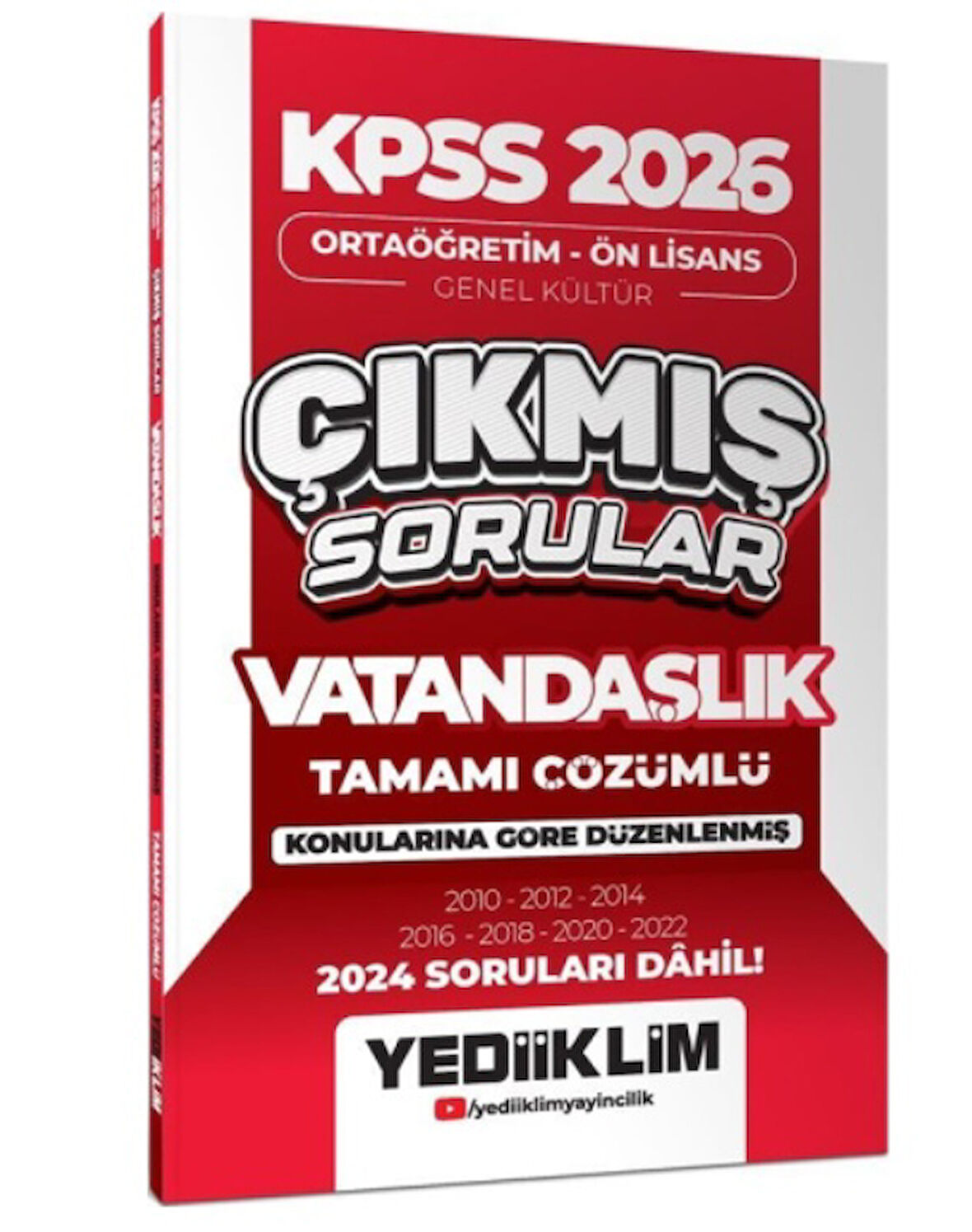 Yediiklim Kpss Lise Önlisans Vatandaşlık 2026 Çıkmış Sorular ve Ölmez Ağacın Sırrı 9786059159524
