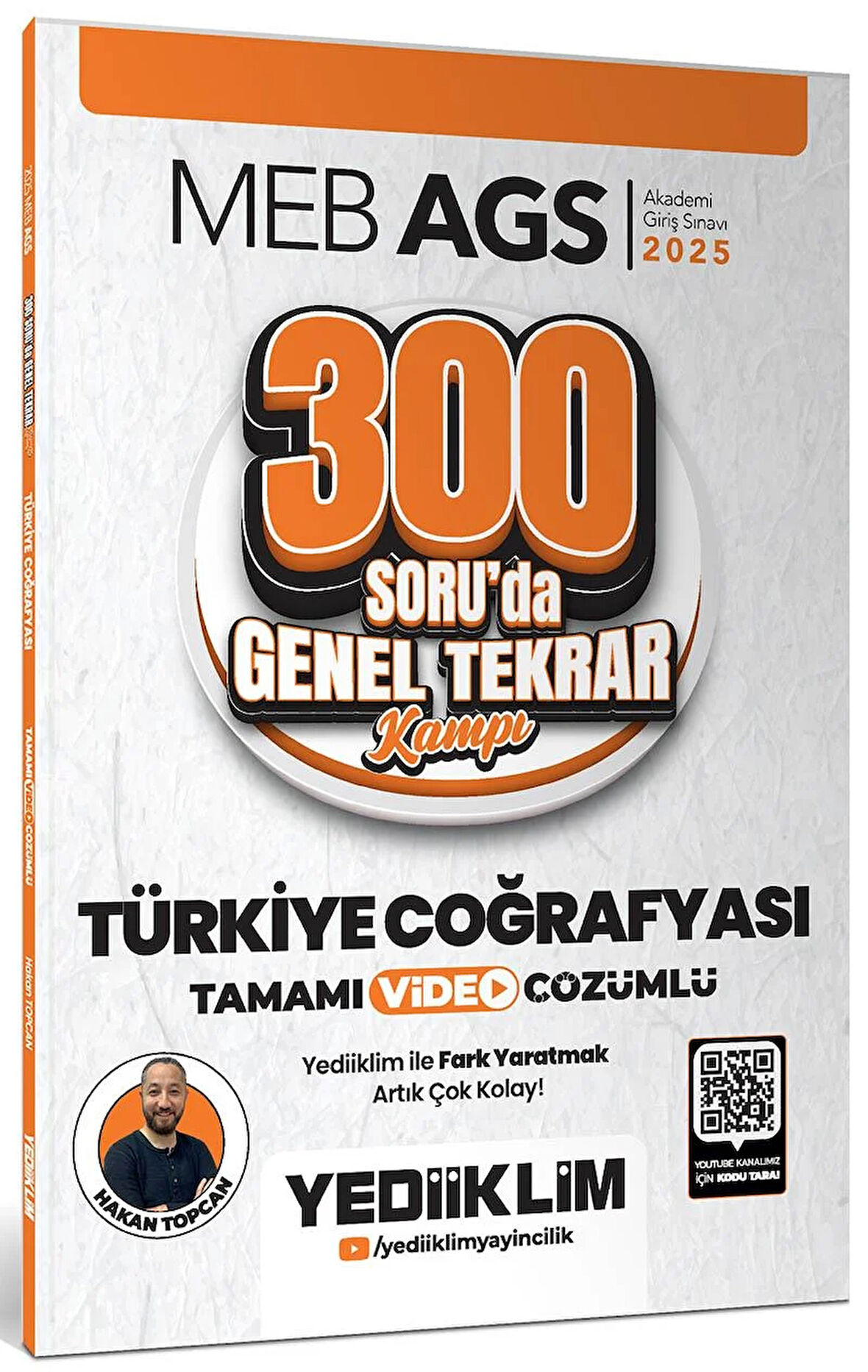 Yediiklim 2025 MEB AGS Türkiye Coğrafyası 300 Soruda Tamamı Video Çözümlü Genel Tekrar Kampı