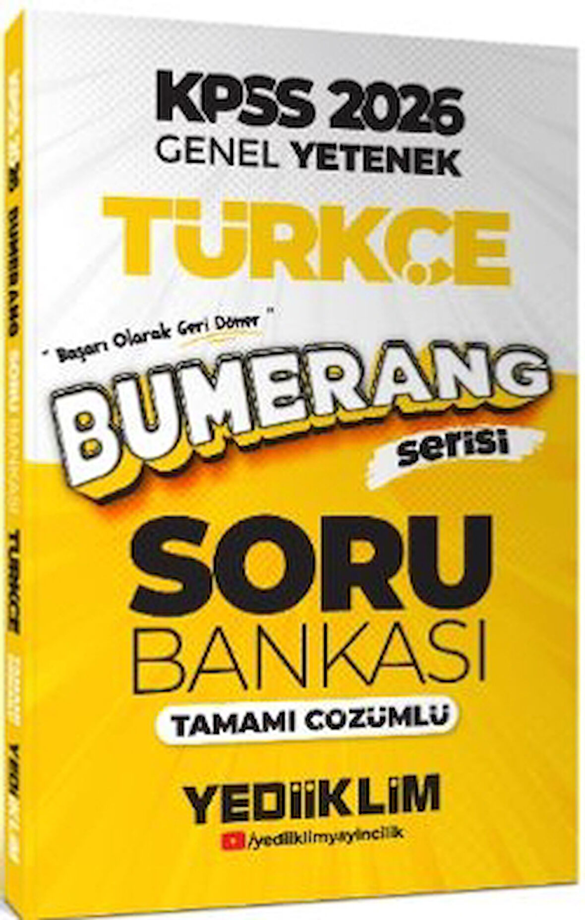 2026 KPSS Genel Yetenek Bumerang Türkçe Tamamı Çözümlü Soru Bankası