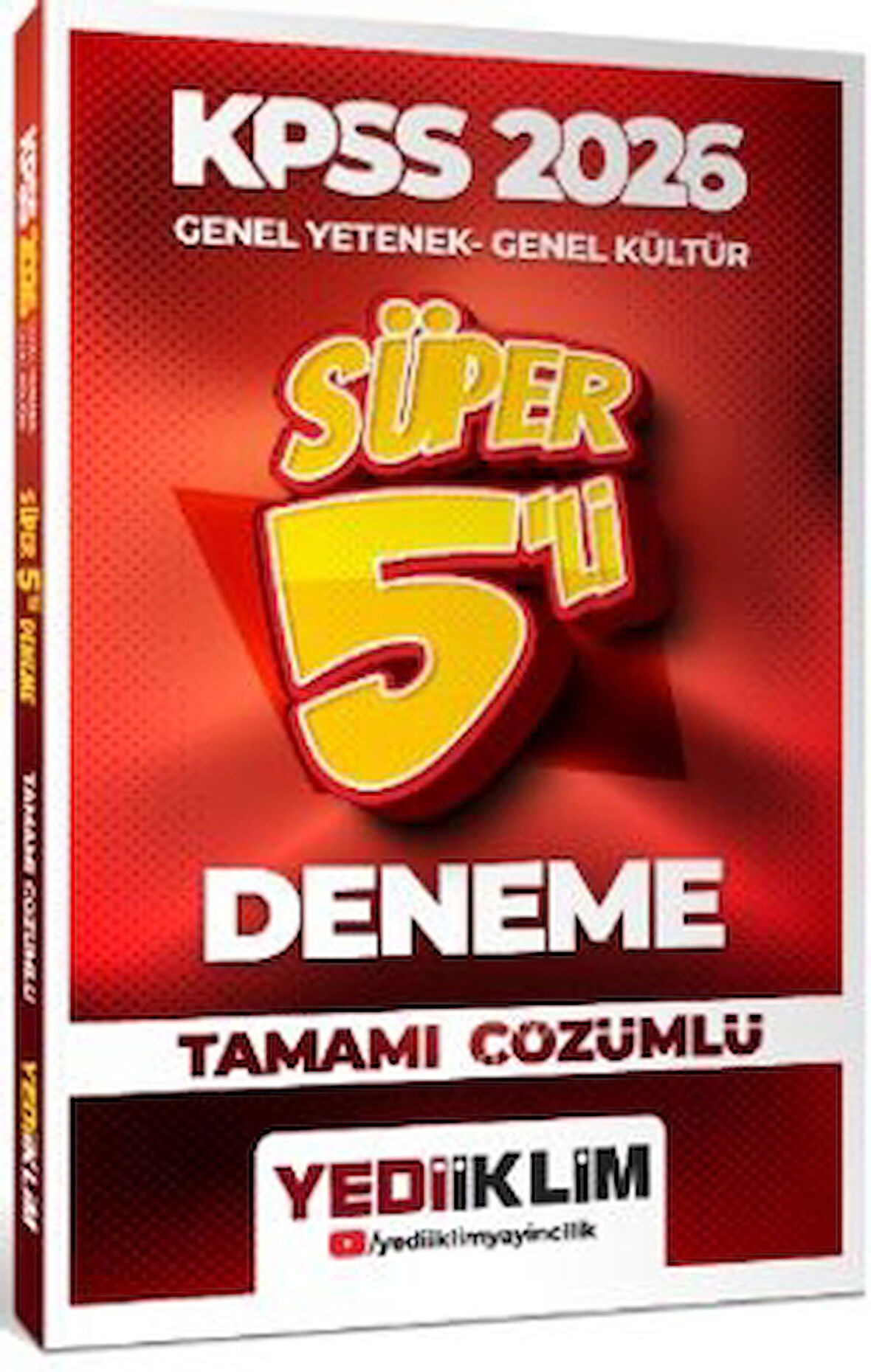 2026 KPSS Genel Yetenek Genel Kültür Tamamı Çözümlü Süper 5 li Deneme