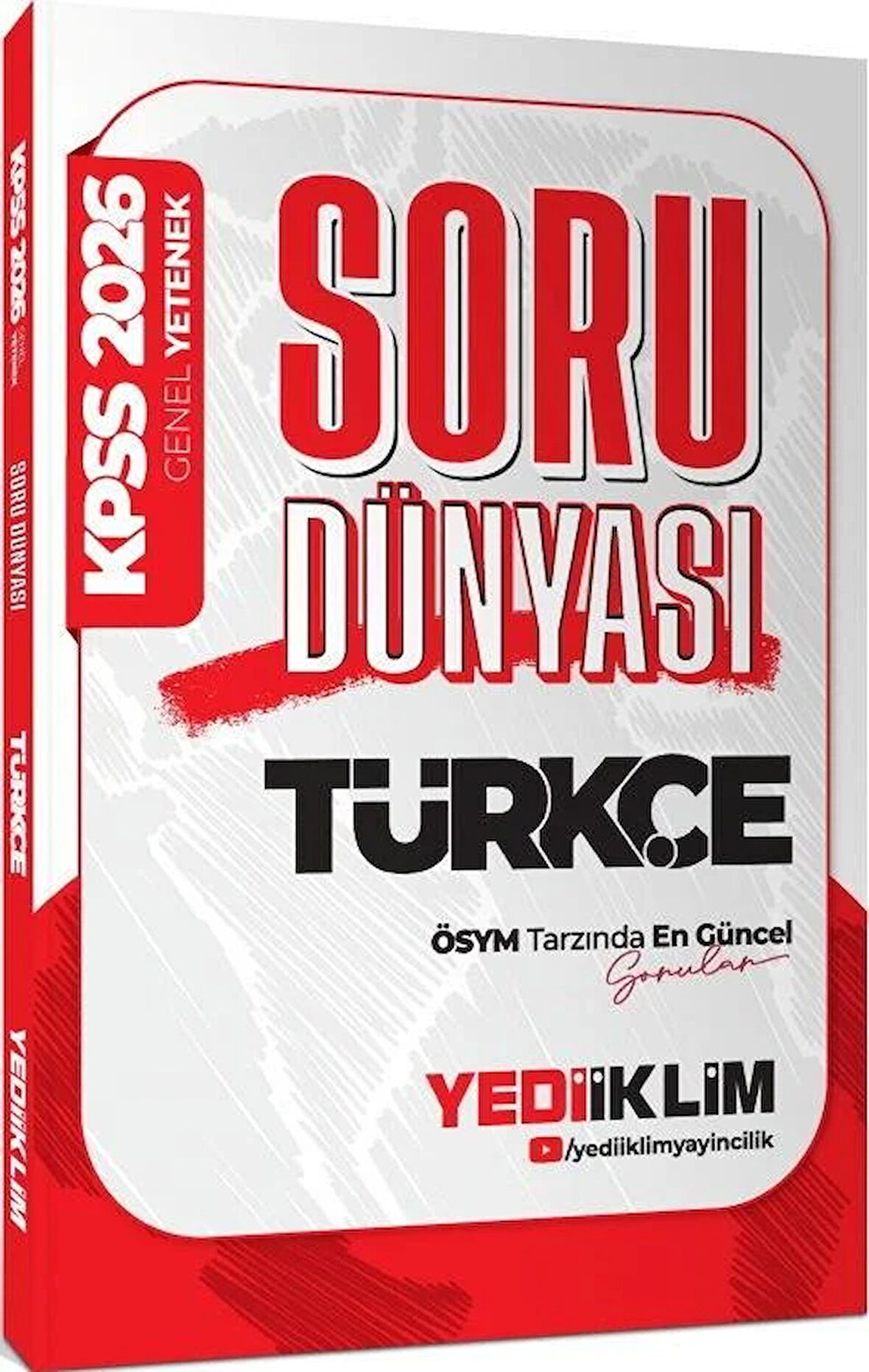 Yediiklim Yayınları 2026 KPSS Genel Yetenek Türkçe Soru Dünyası