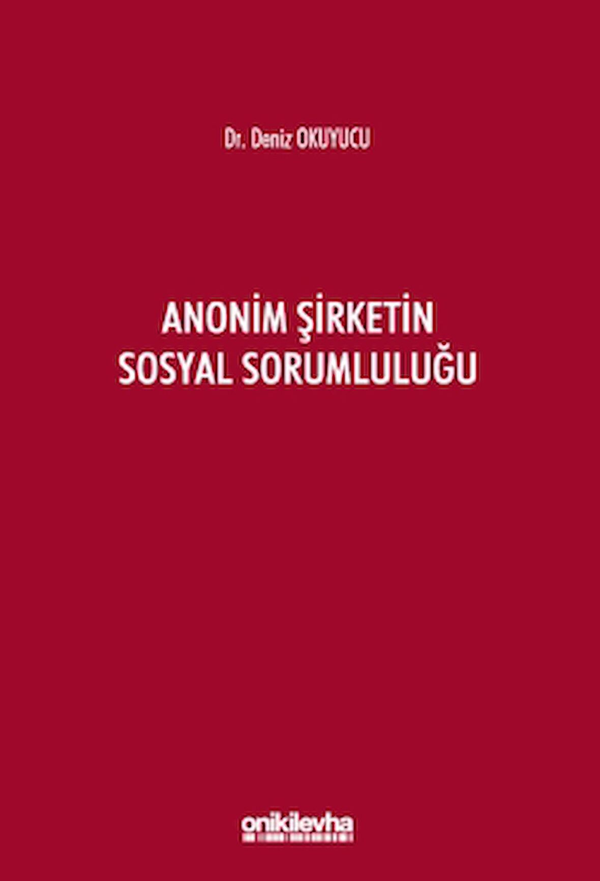 Anonim Şirketin Sosyal Sorumluluğu