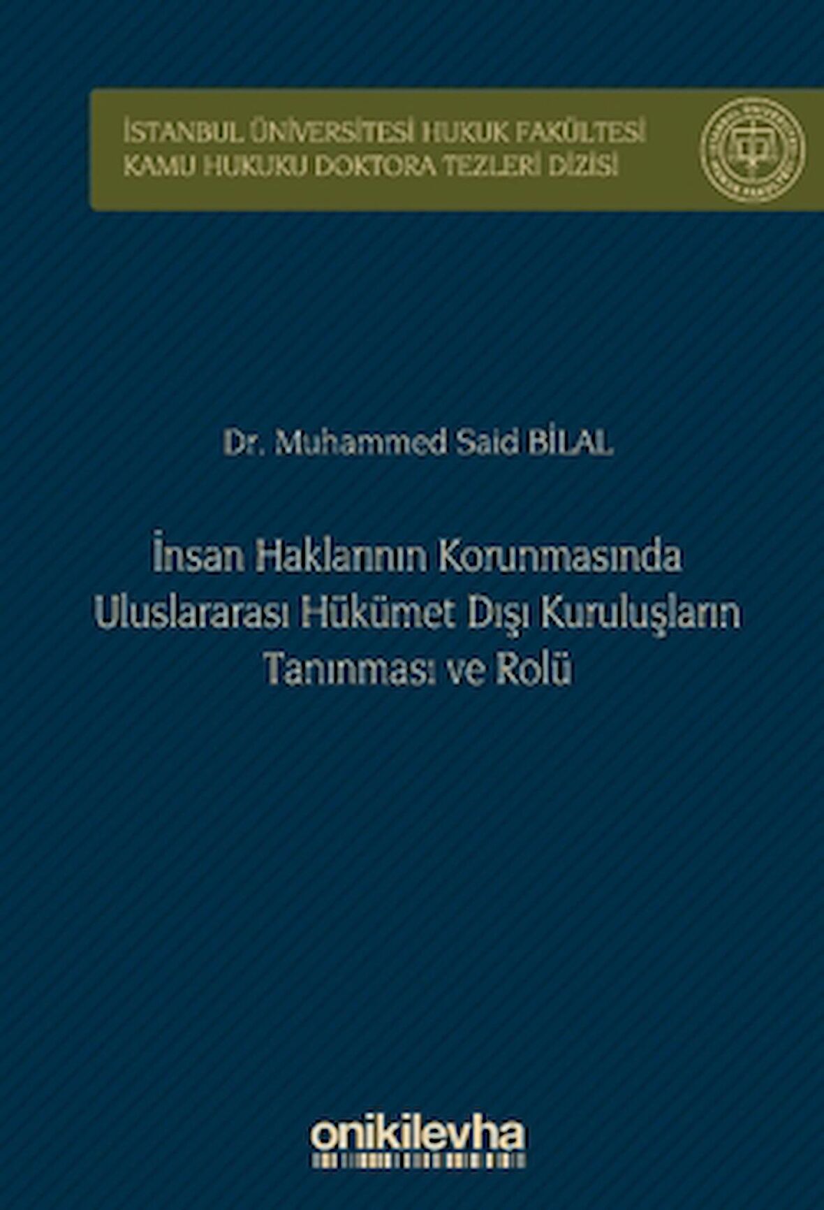 İnsan Haklarının Korunmasında Uluslararası Hükümet Dışı Kuruluşların Tanınması ve Rolü