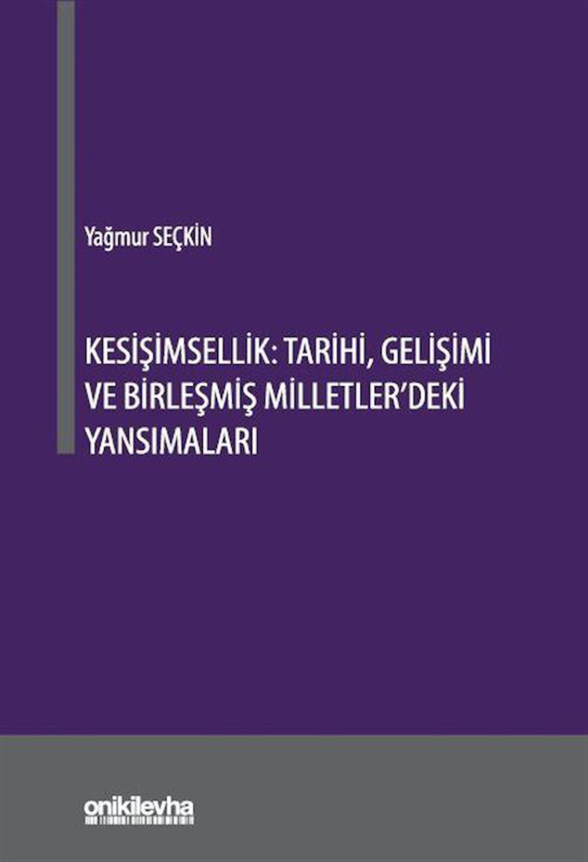 Kesişimsellik: Tarihi, Gelişimi ve Birleşmiş Milletler'deki Yansımaları / Yağmur Seçkin