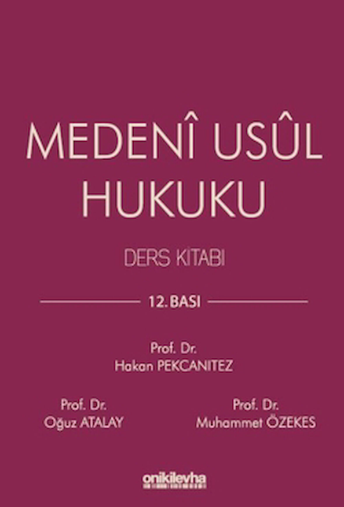 Medeni Usul Hukuku Ders Kitabı